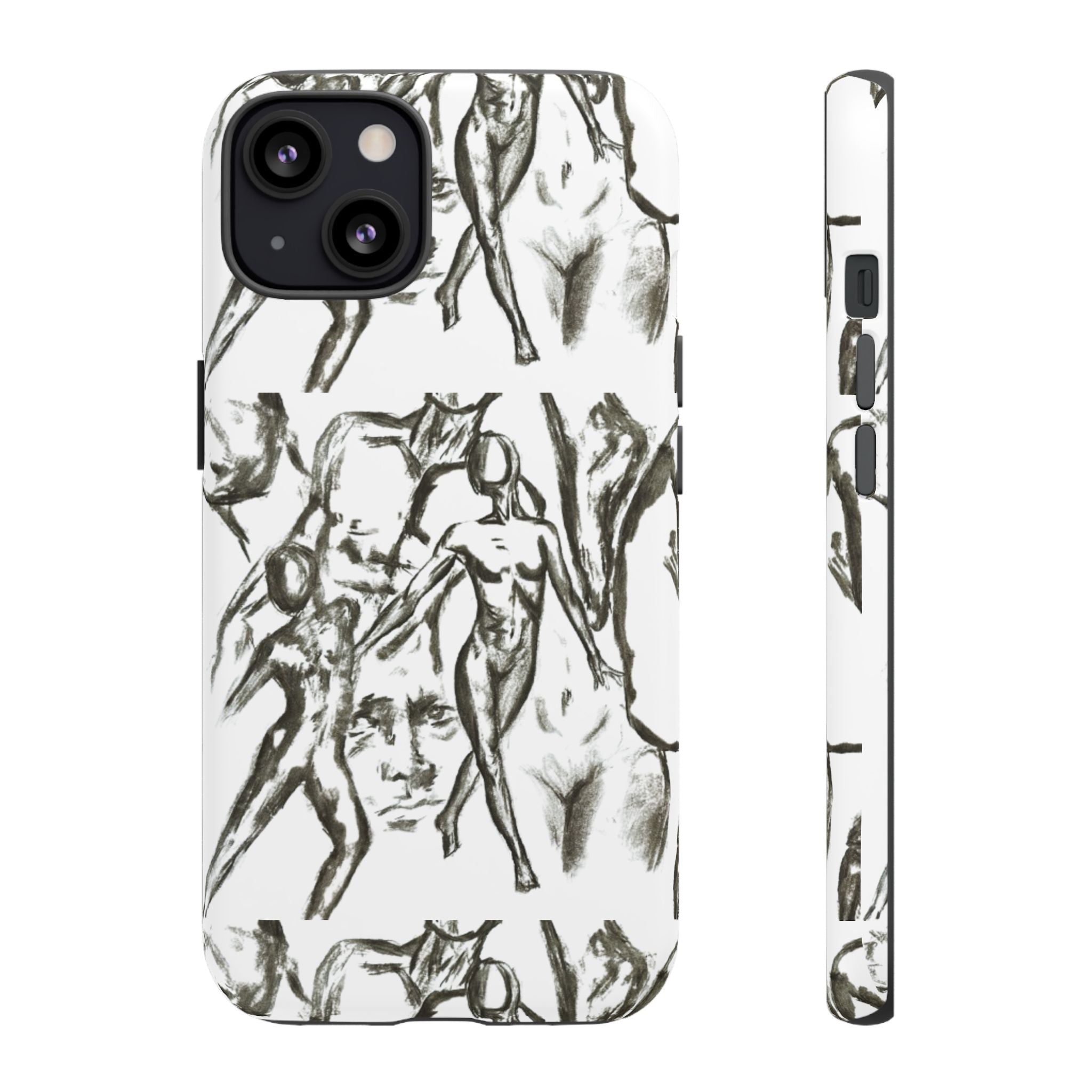 "The Figures" Artistic Figure Pattern Phone Case
