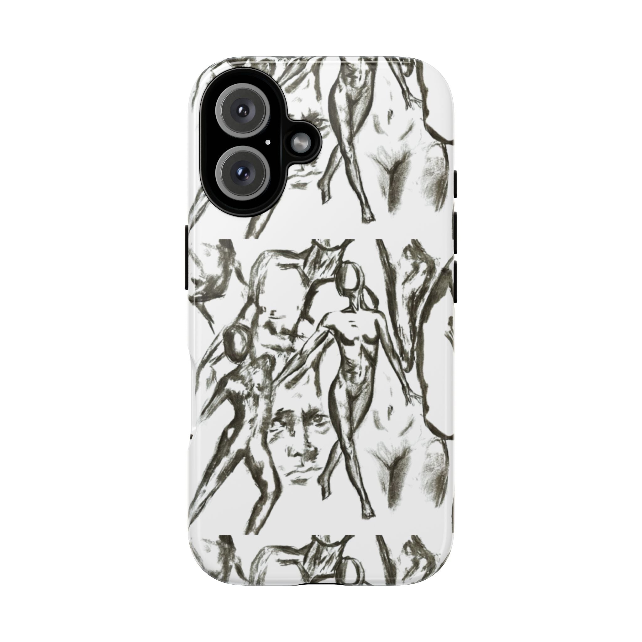 "The Figures" Artistic Figure Pattern Phone Case