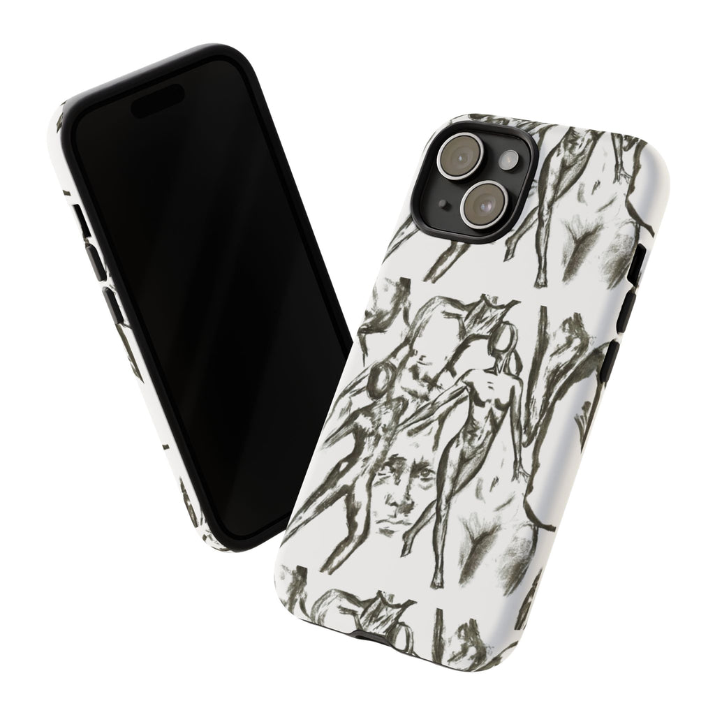 "The Figures" Artistic Figure Pattern Phone Case
