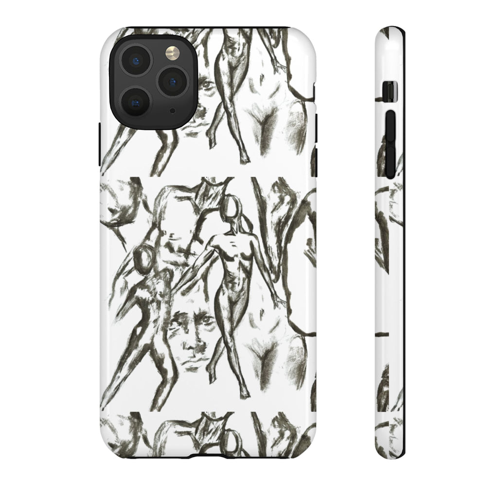 "The Figures" Artistic Figure Pattern Phone Case