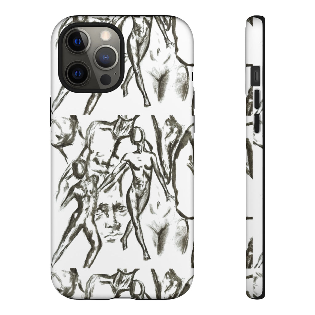 "The Figures" Artistic Figure Pattern Phone Case