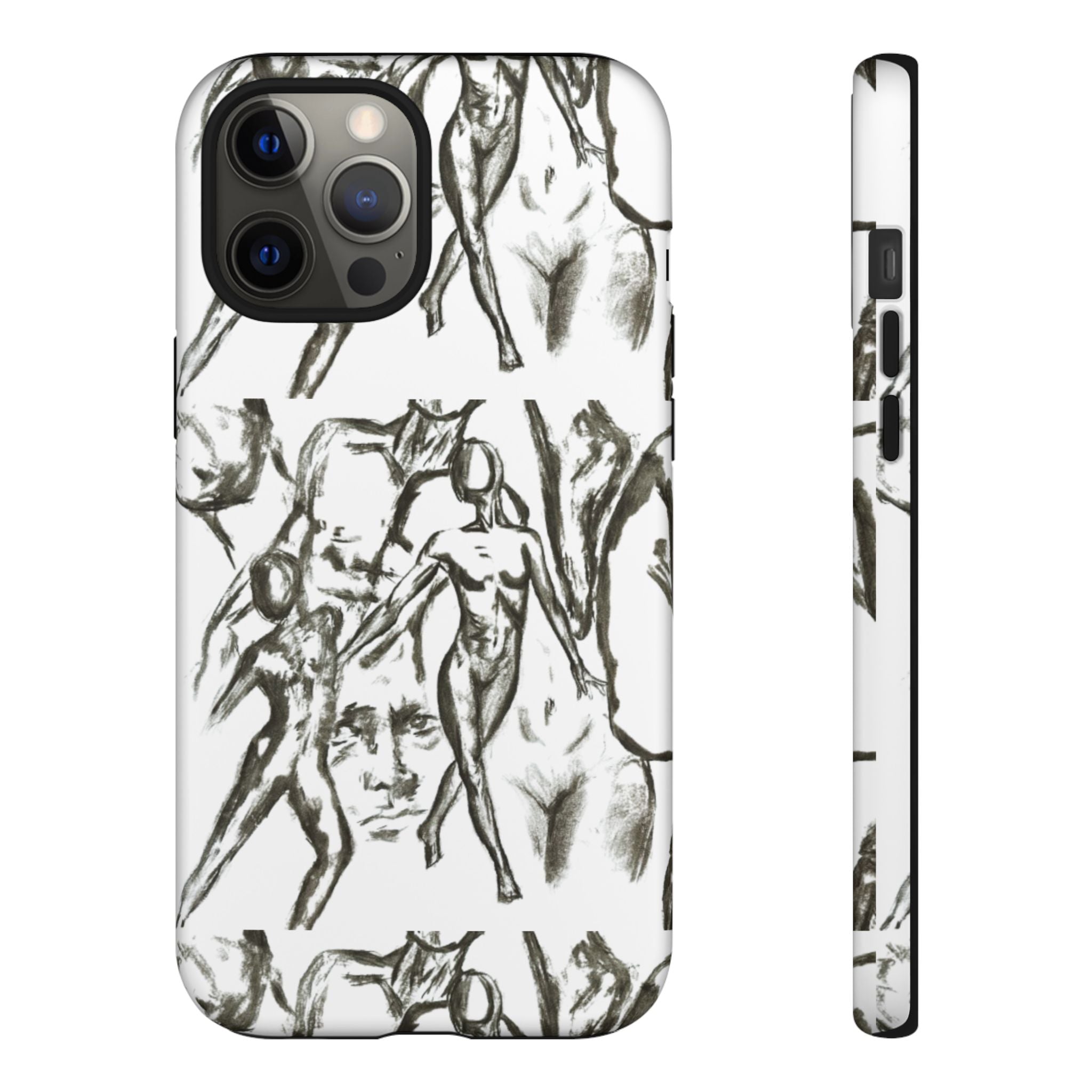 "The Figures" Artistic Figure Pattern Phone Case