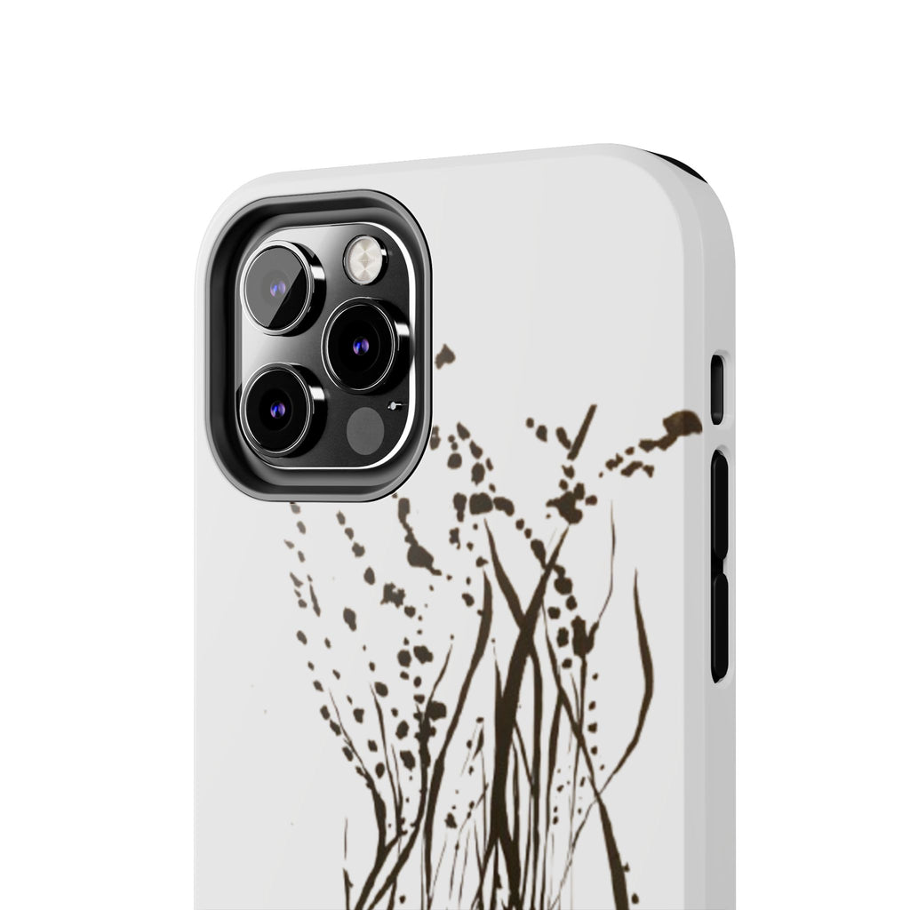 "Ink Face" Tough Phone Case — Abstract Ink Sketch Protective Cover