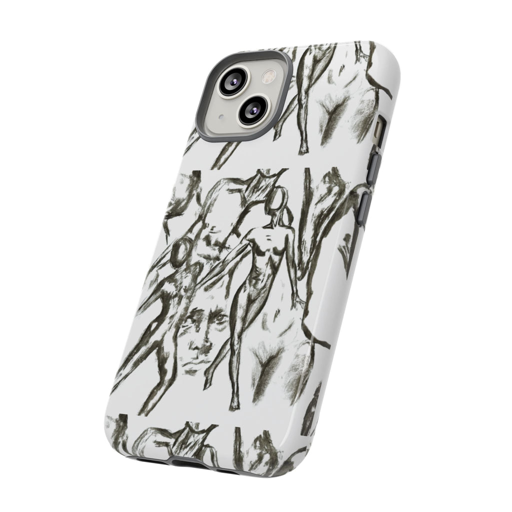 "The Figures" Artistic Figure Pattern Phone Case
