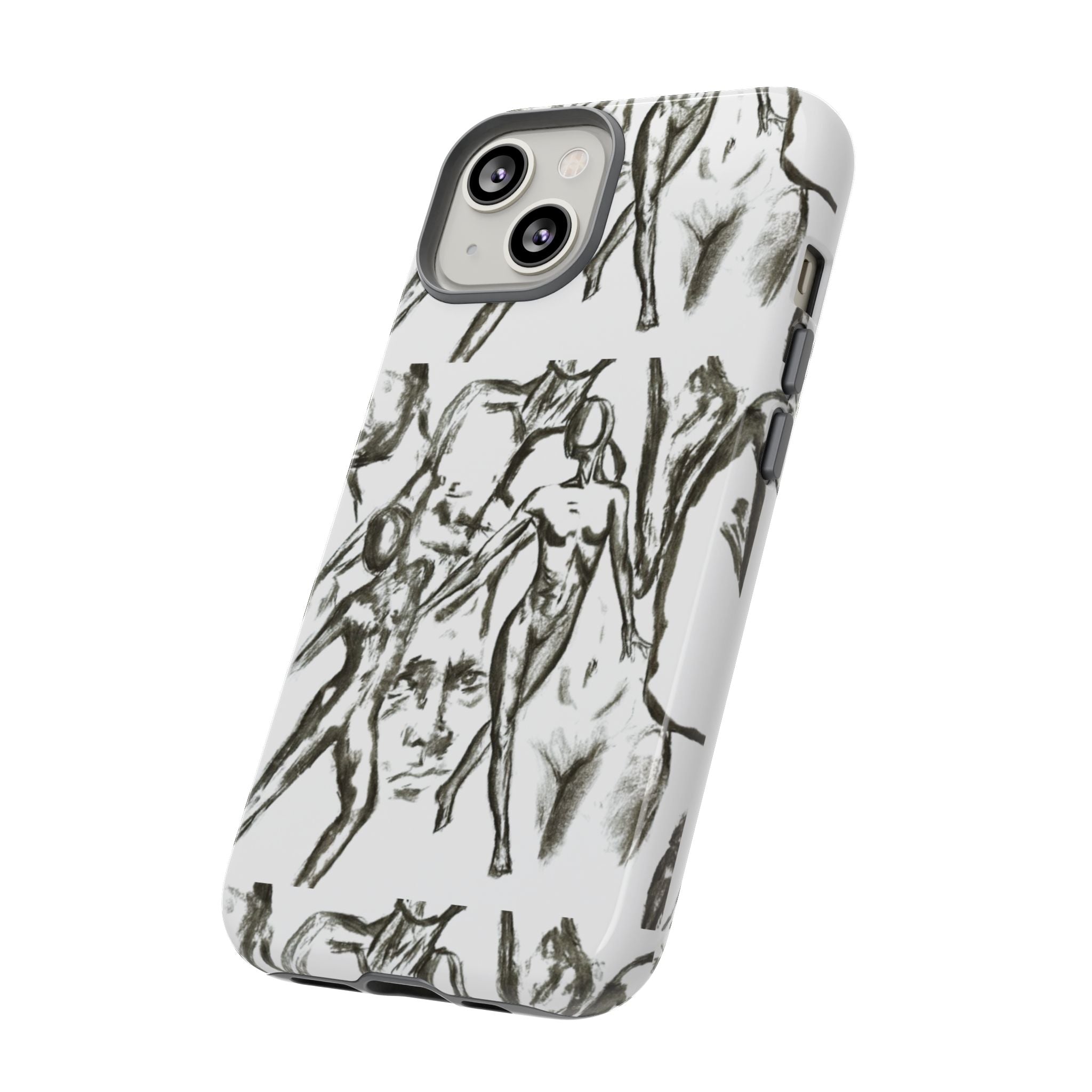 "The Figures" Artistic Figure Pattern Phone Case