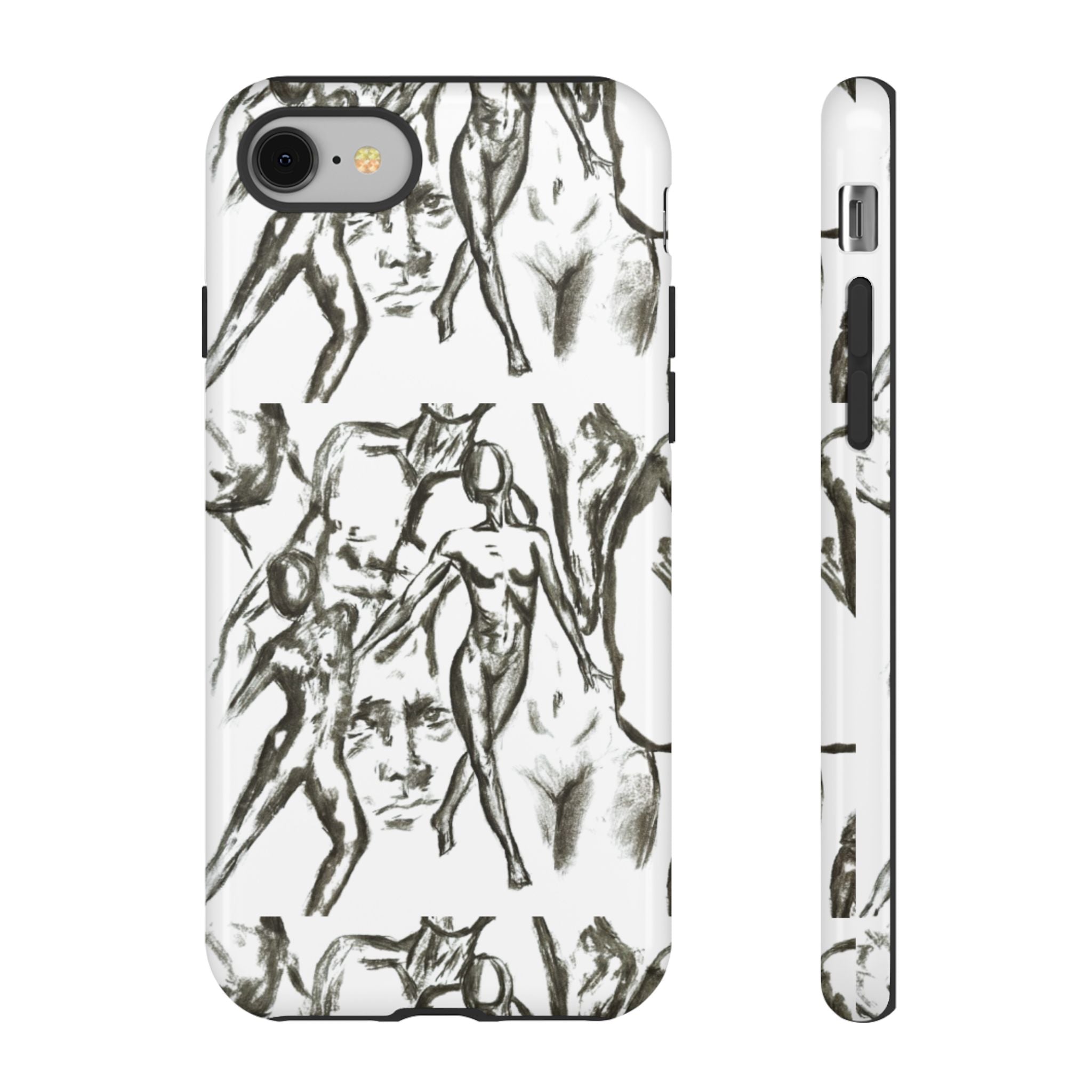 "The Figures" Artistic Figure Pattern Phone Case