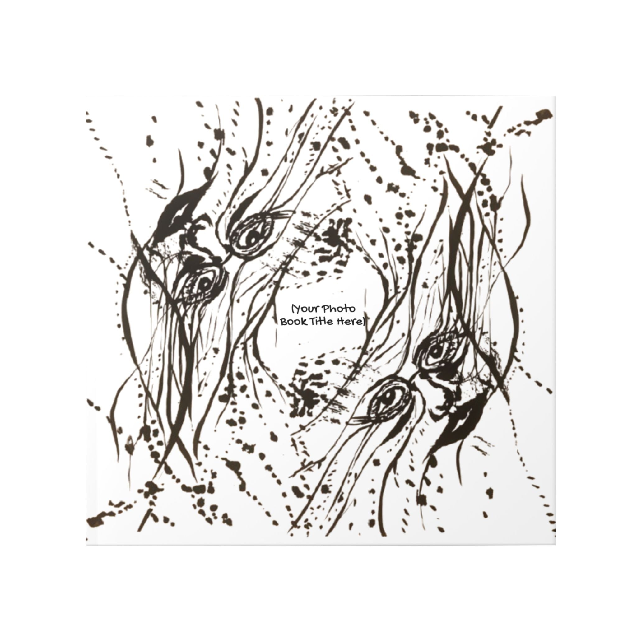 "Twin Faces" Hardcover Customizable Photo Book