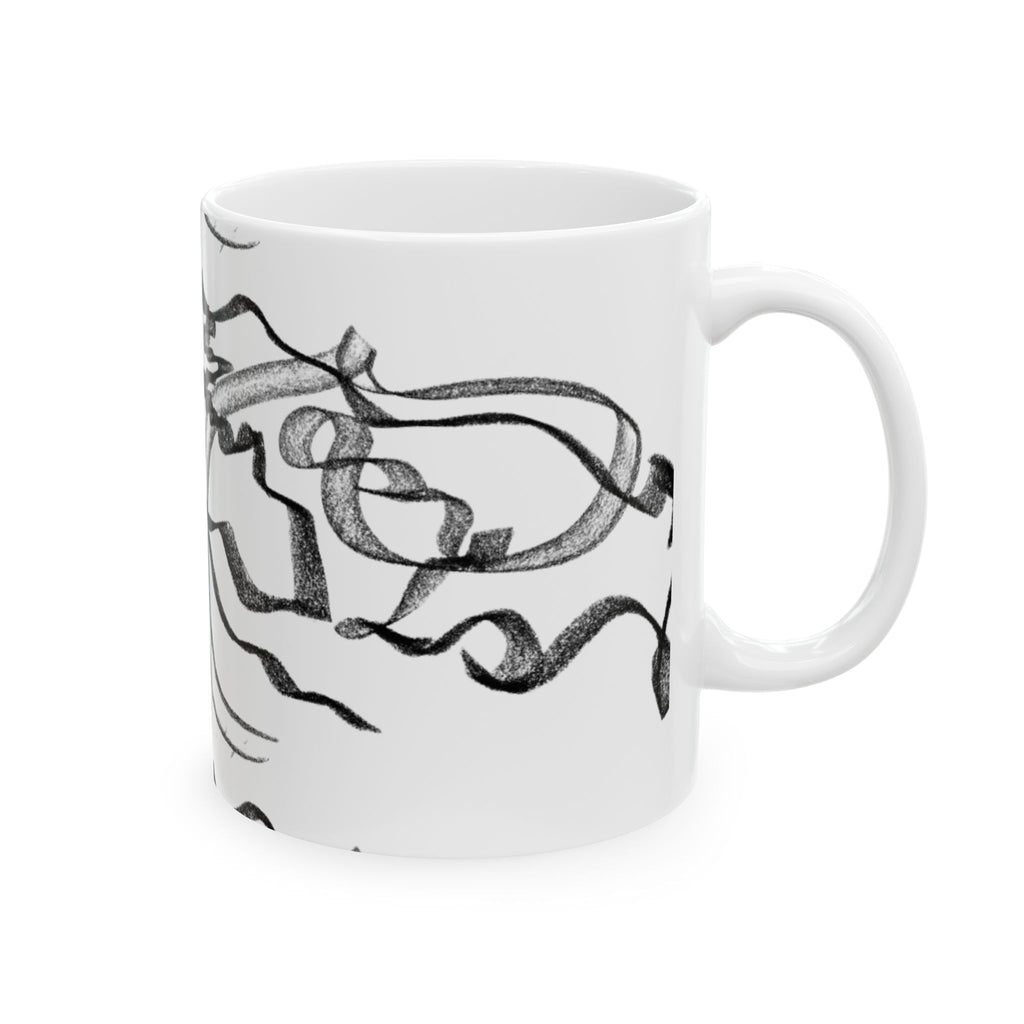 "Brushstroke" Minimalist Coffee Cup (11oz/15oz)