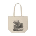 Canvas Tote Bag "Leaning Man" Print