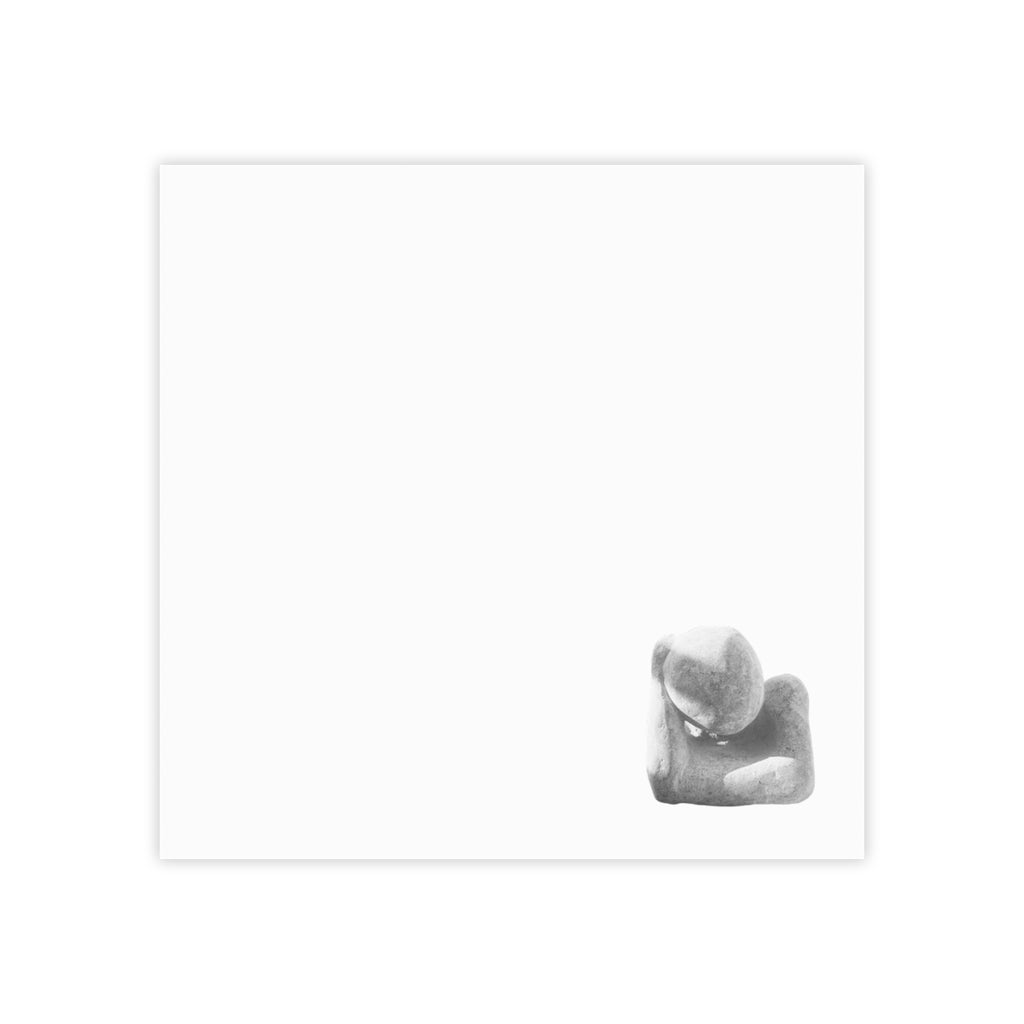 "Leaning Man" Corner Artistic Sticky Notes