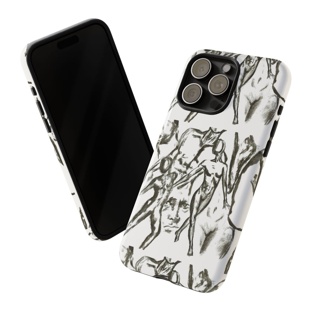 "The Figures" Artistic Figure Pattern Phone Case