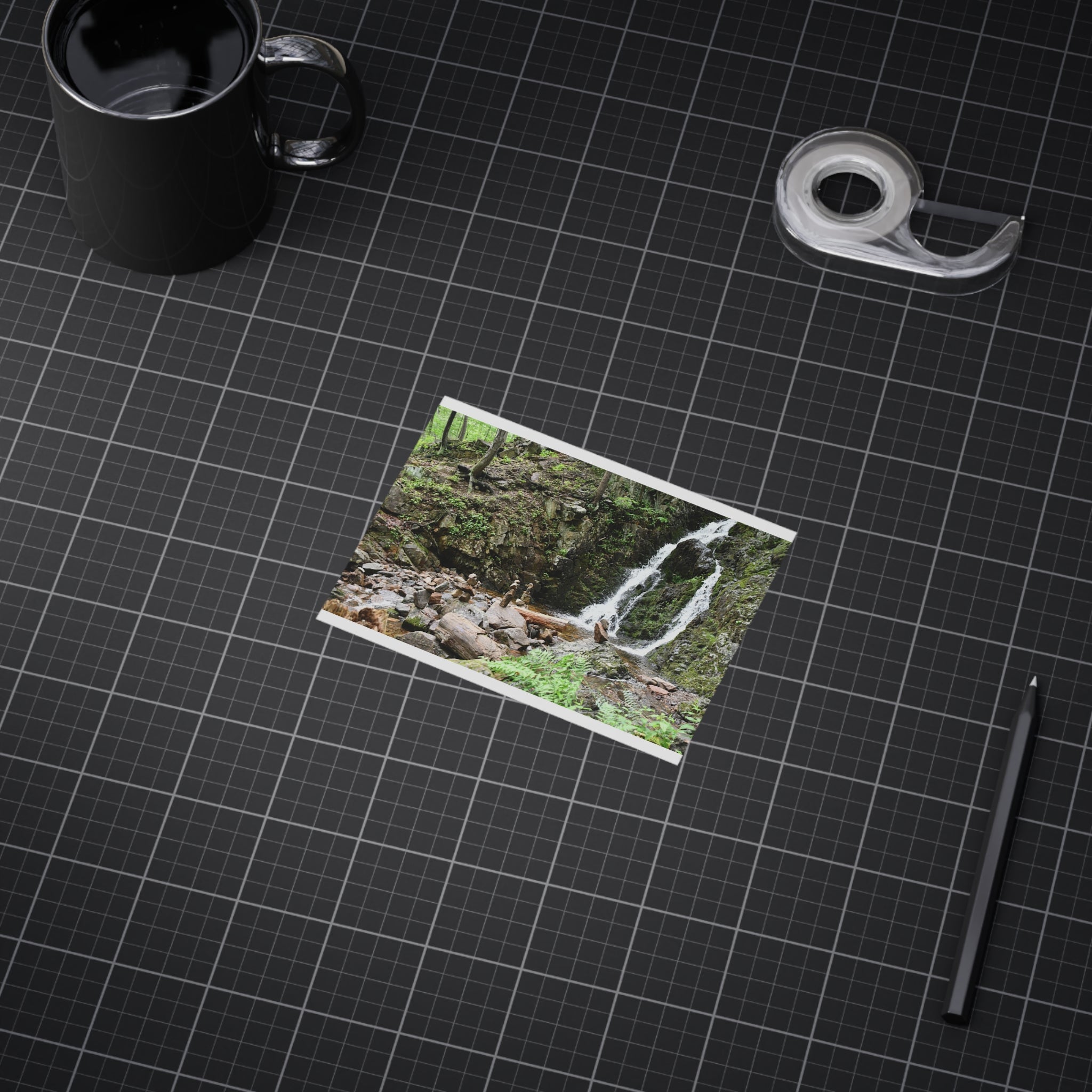 "Waterfall Cairn" Print