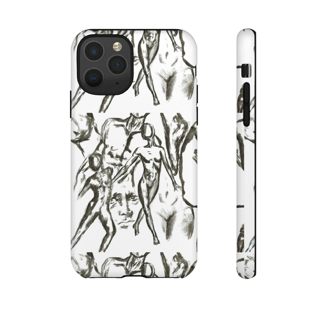 "The Figures" Artistic Figure Pattern Phone Case