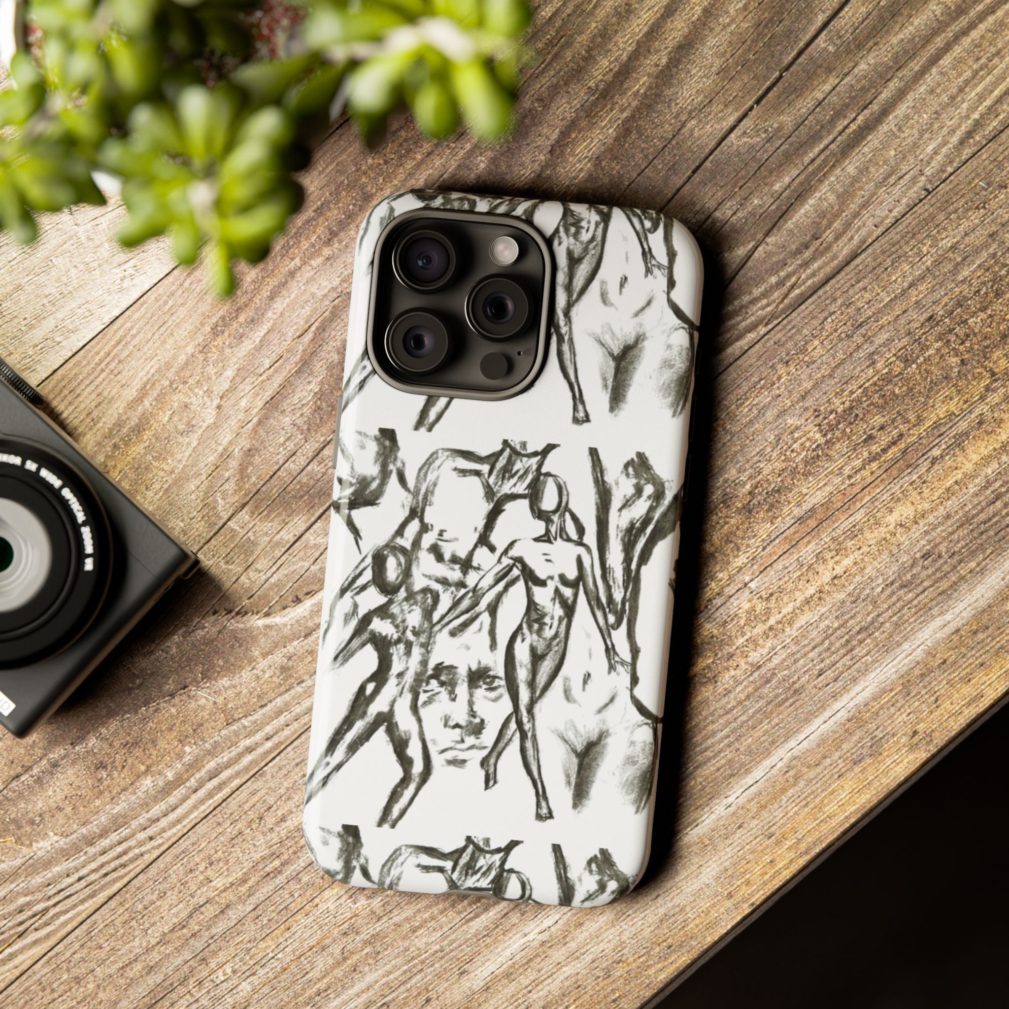 "The Figures" Artistic Figure Pattern Phone Case