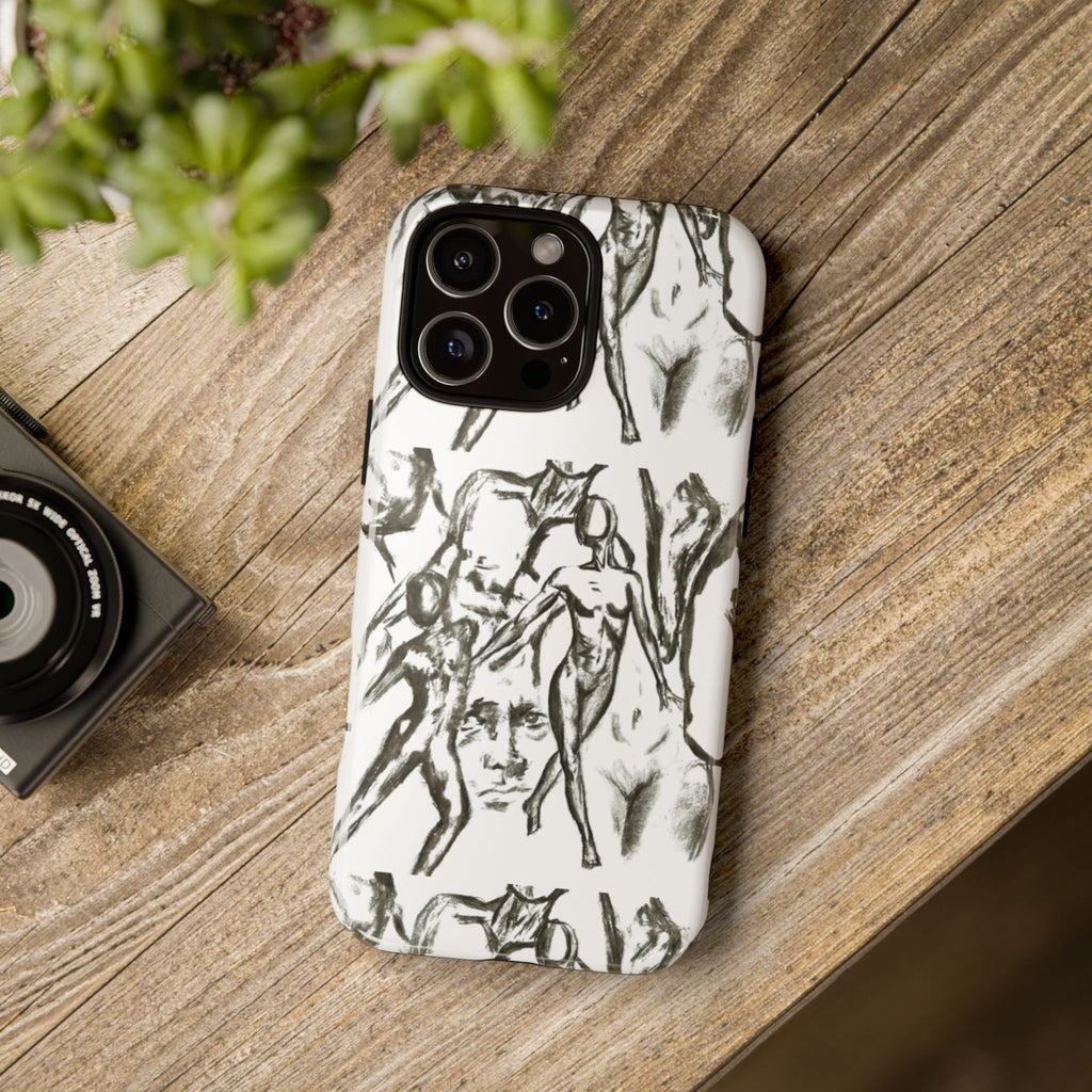 "The Figures" Artistic Figure Pattern Phone Case