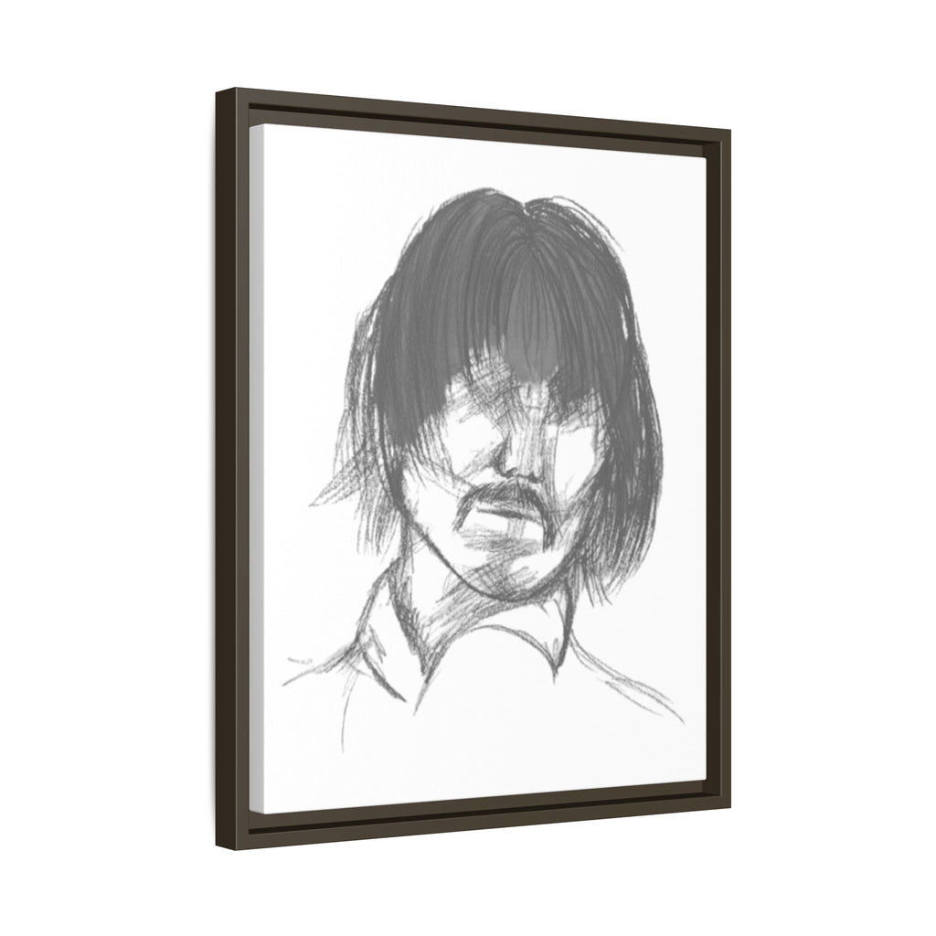 "The Man" Framed Matte Canvas Portrait