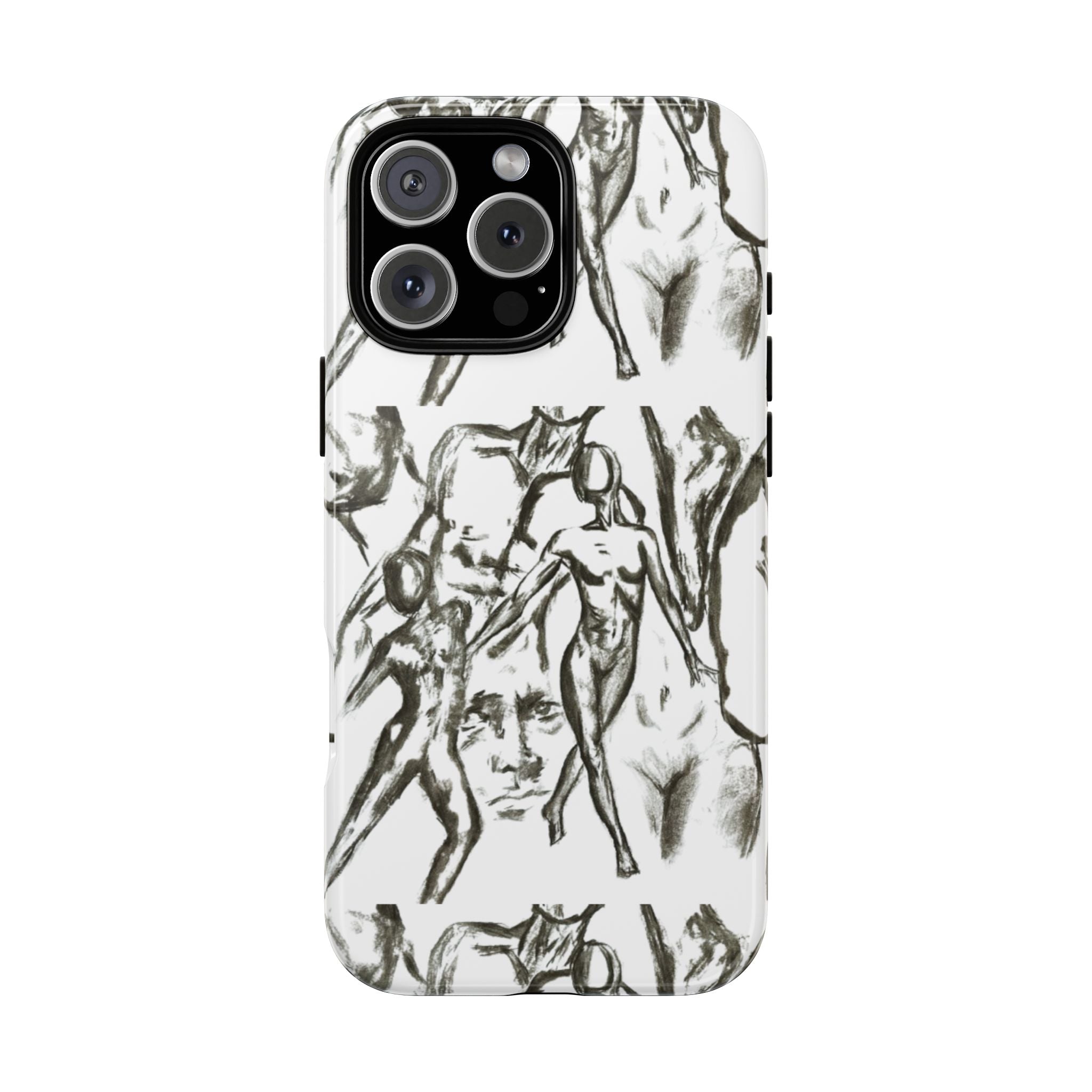 "The Figures" Artistic Figure Pattern Phone Case