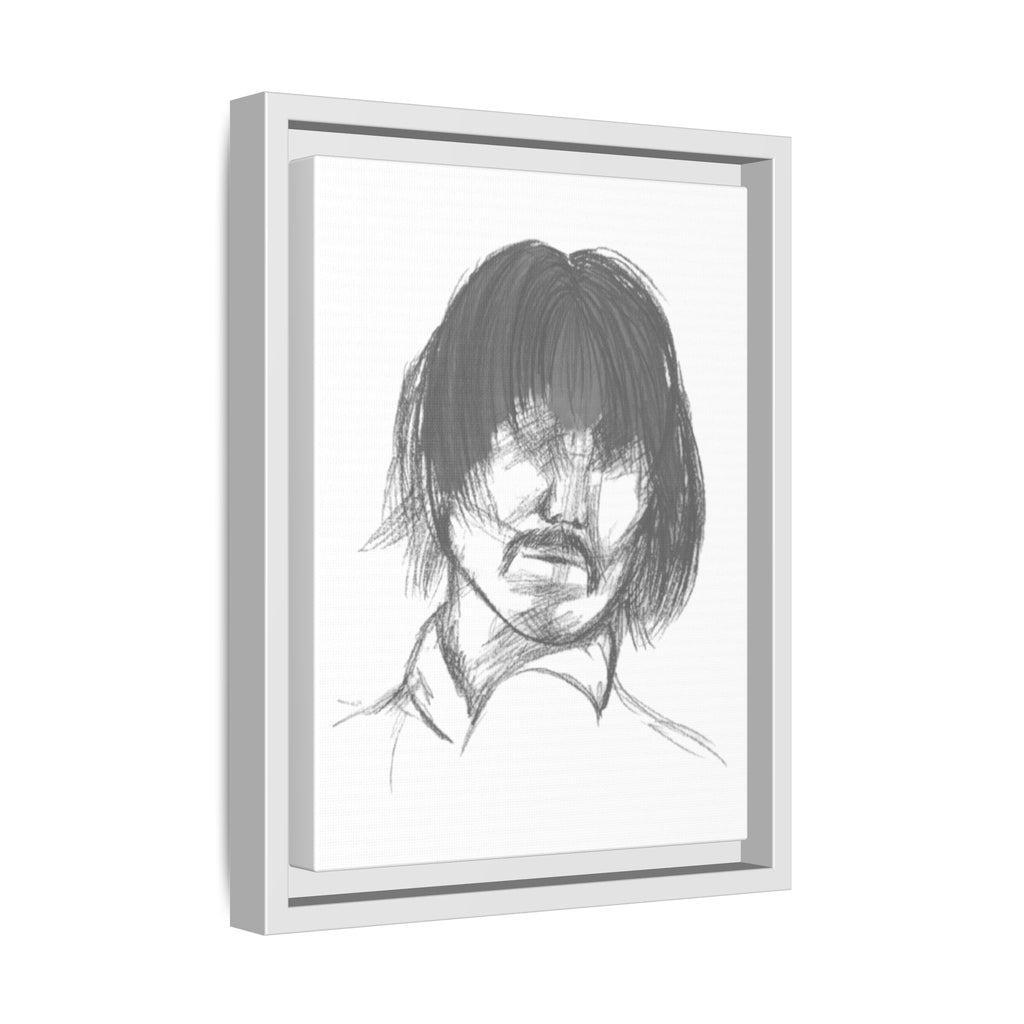 "The Man" Framed Matte Canvas Portrait