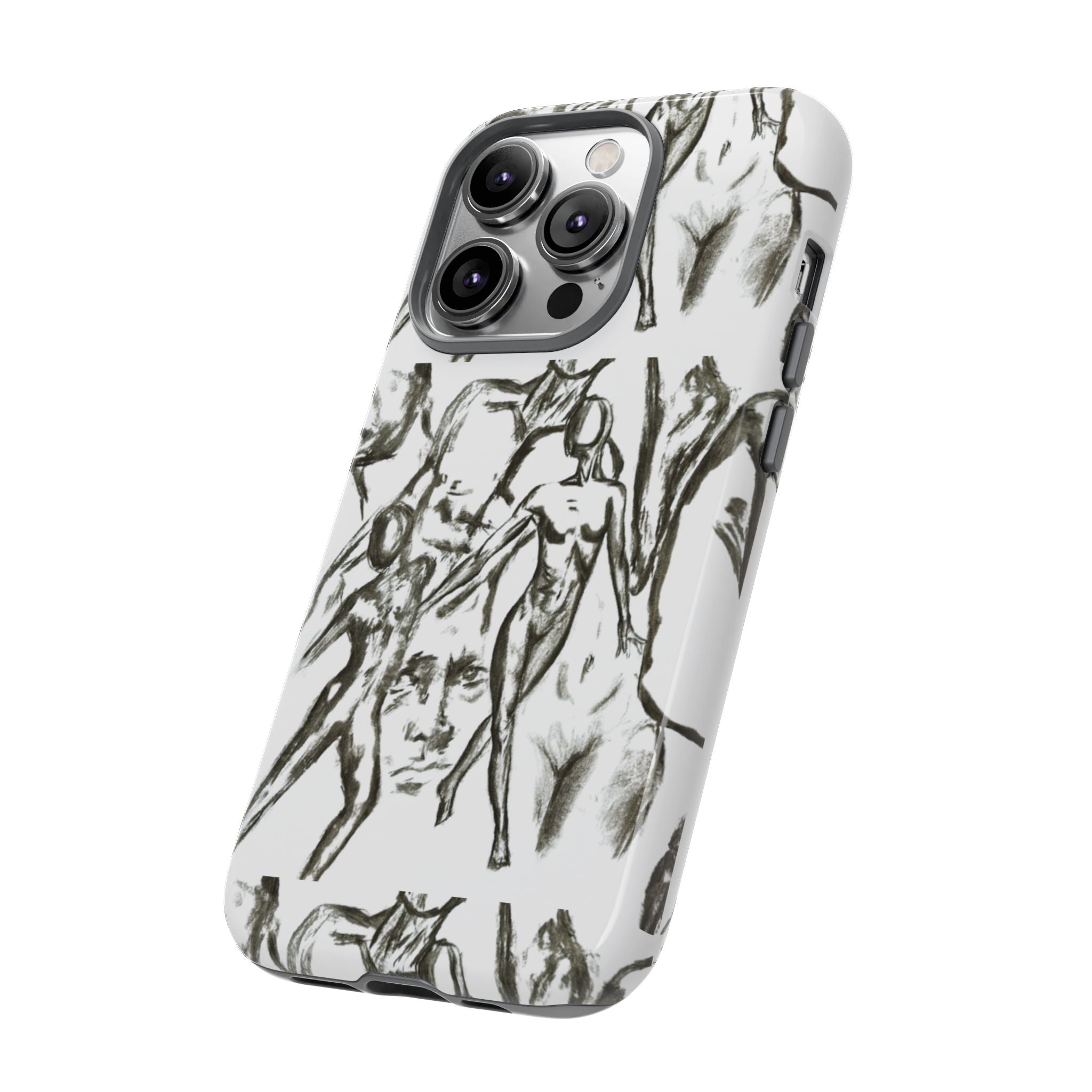 "The Figures" Artistic Figure Pattern Phone Case
