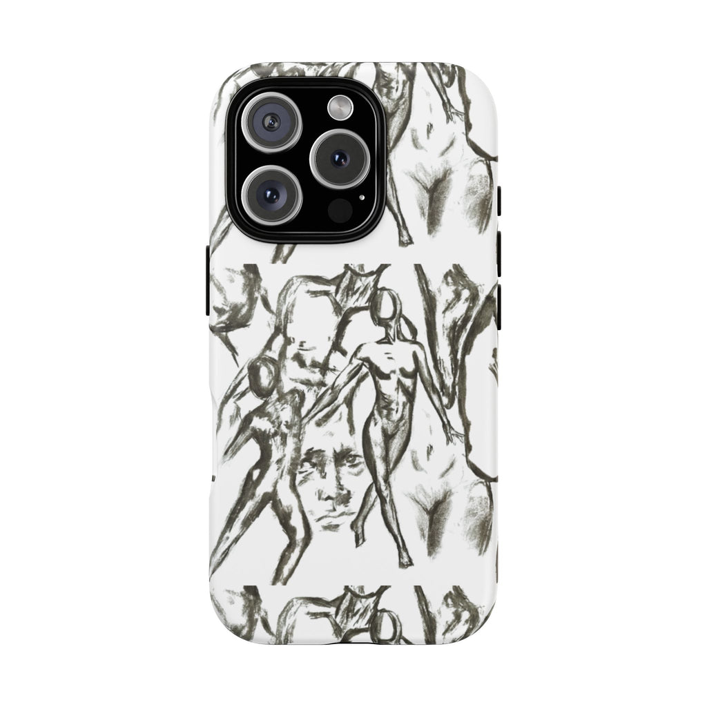 "The Figures" Artistic Figure Pattern Phone Case
