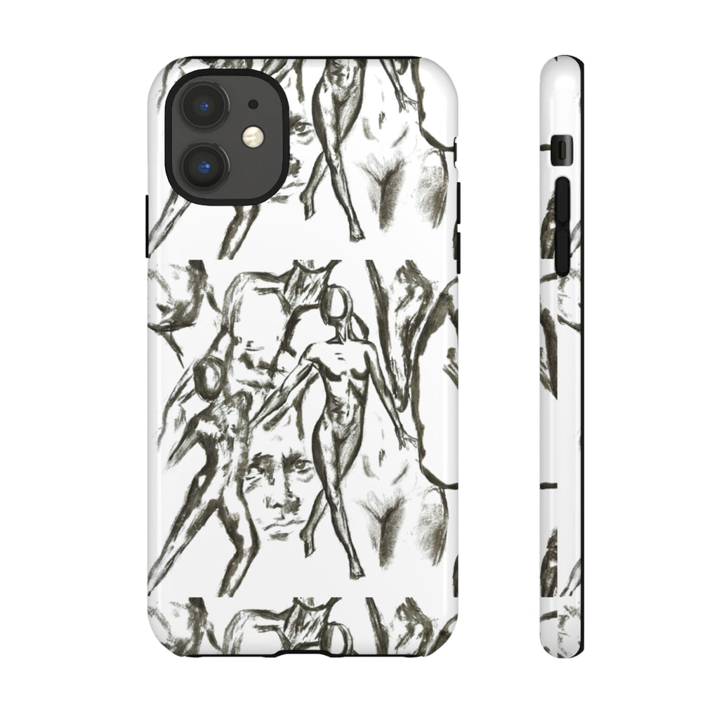 "The Figures" Artistic Figure Pattern Phone Case