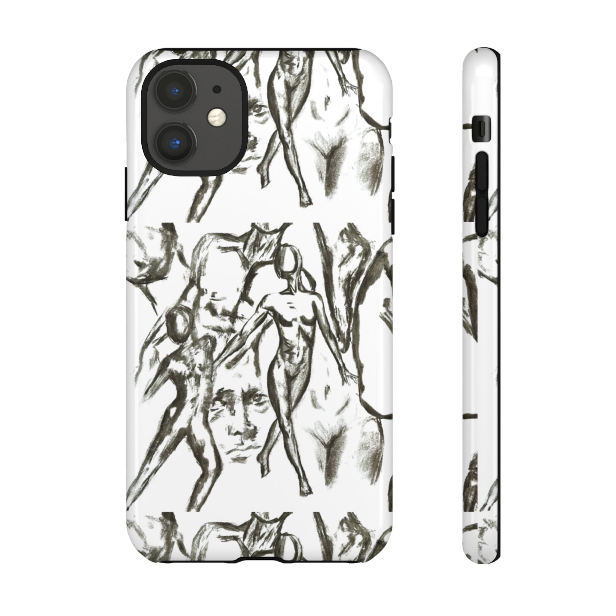 "The Figures" Artistic Figure Pattern Phone Case