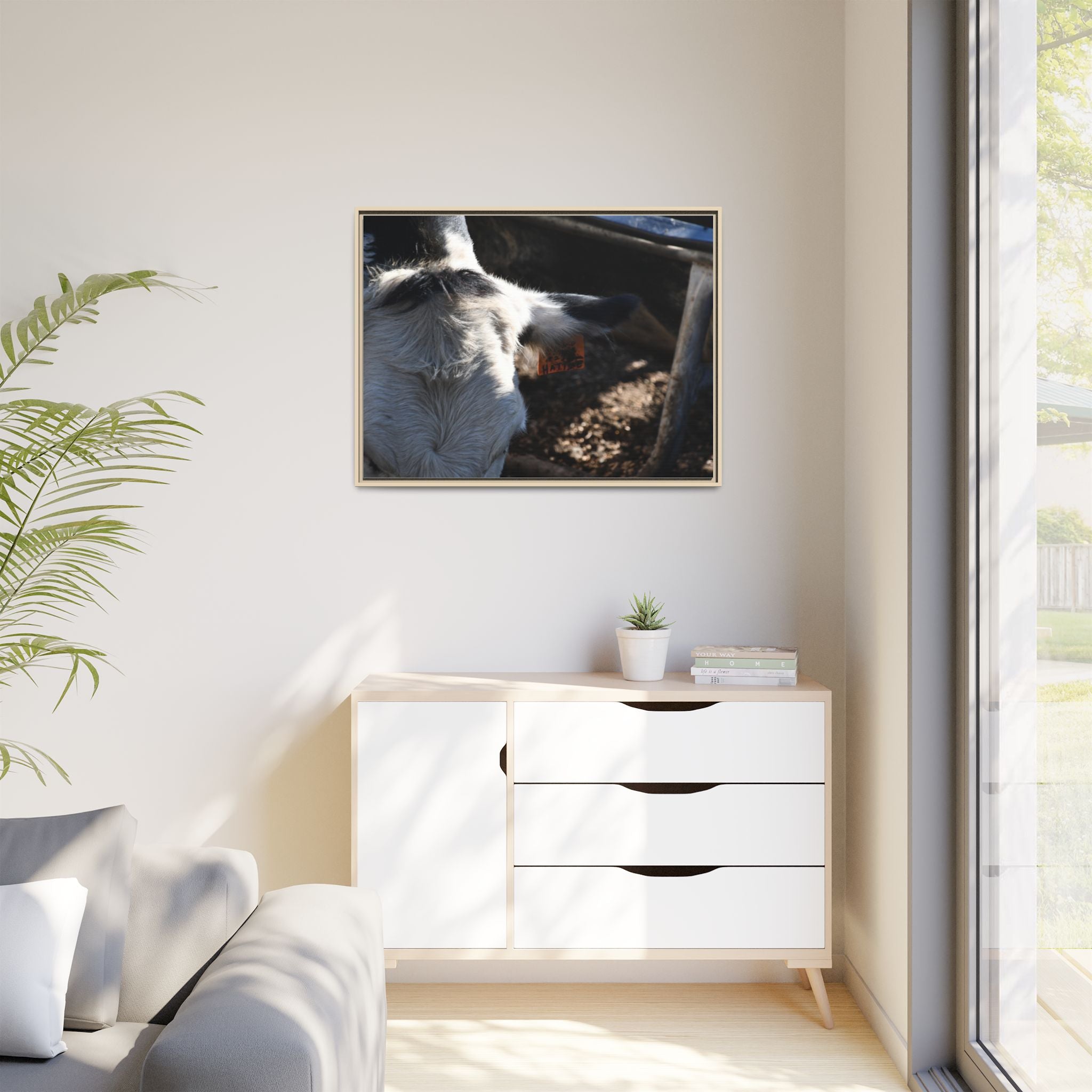 "Hattie the Cow" Matte Canvas