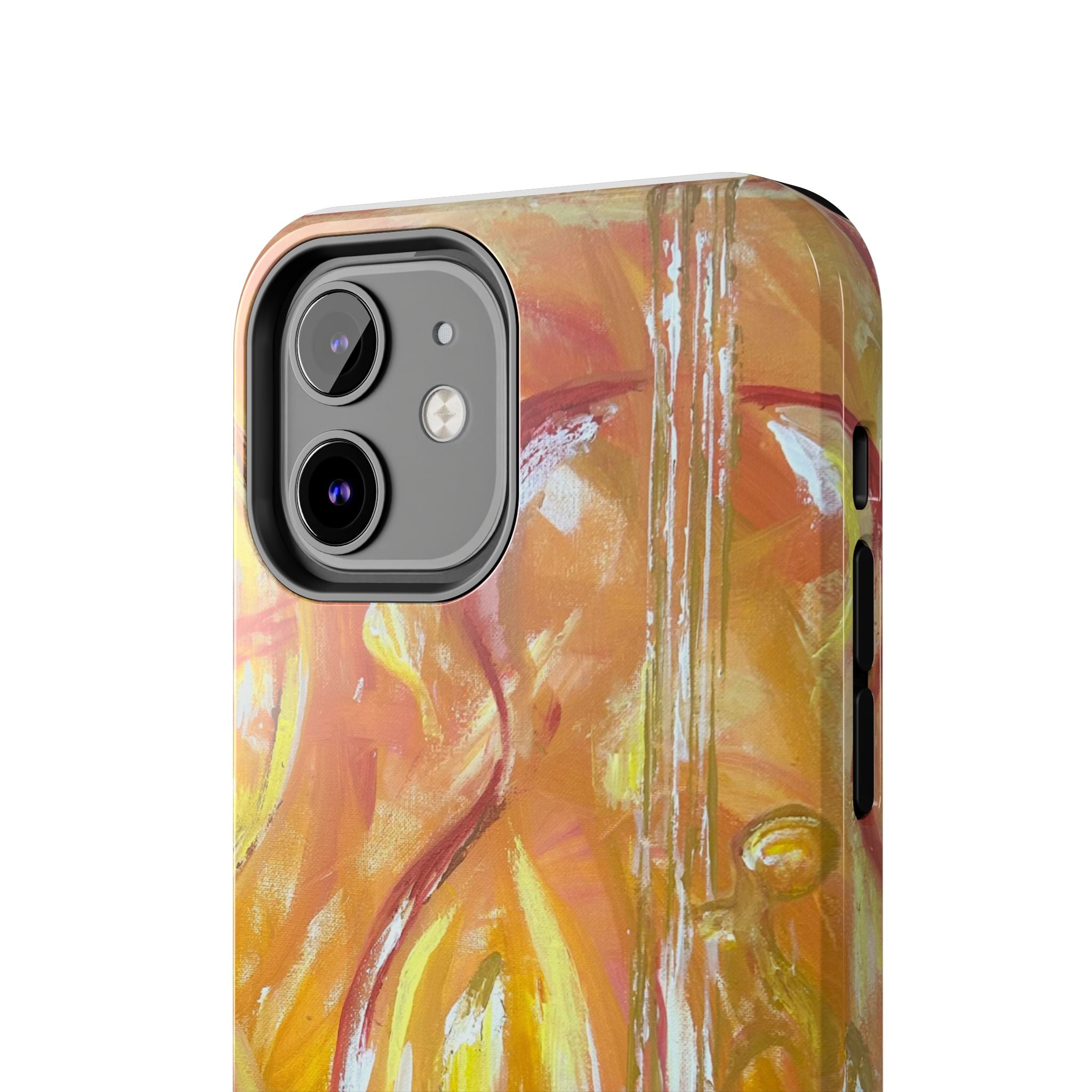 "Guitar People" Abstract Warm Guitar Art Phone Case