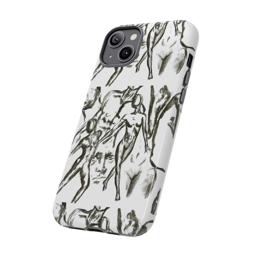 "The Figures" Artistic Figure Pattern Phone Case