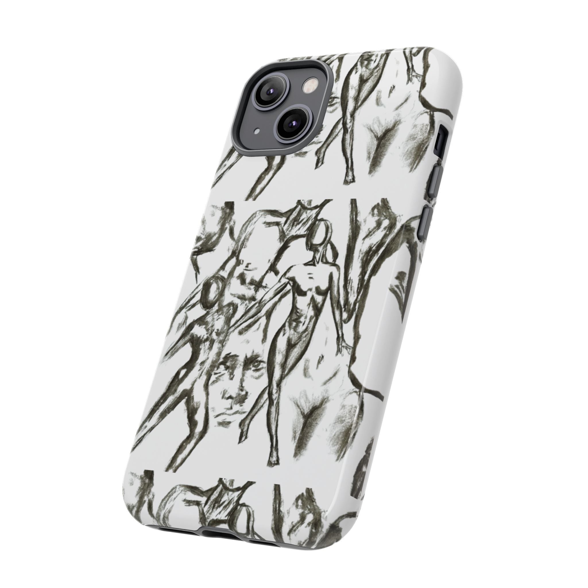 "The Figures" Artistic Figure Pattern Phone Case