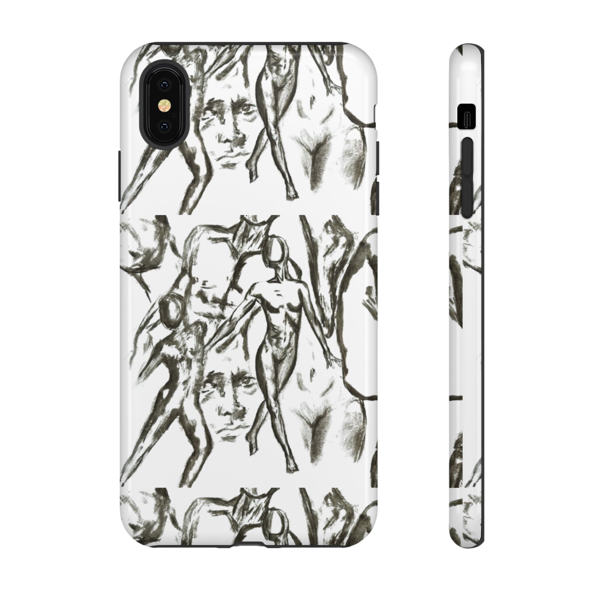 "The Figures" Artistic Figure Pattern Phone Case
