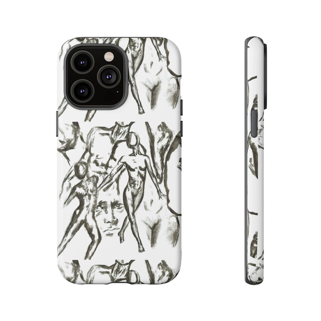 "The Figures" Artistic Figure Pattern Phone Case