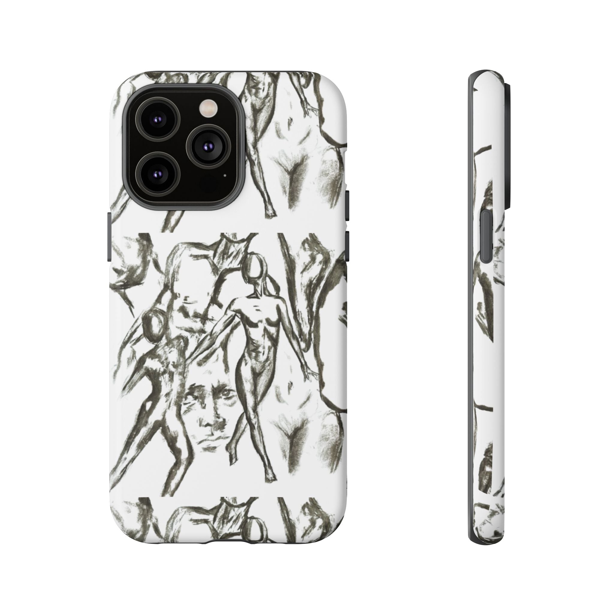 "The Figures" Artistic Figure Pattern Phone Case