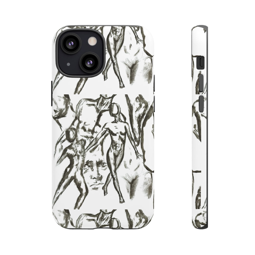 "The Figures" Artistic Figure Pattern Phone Case