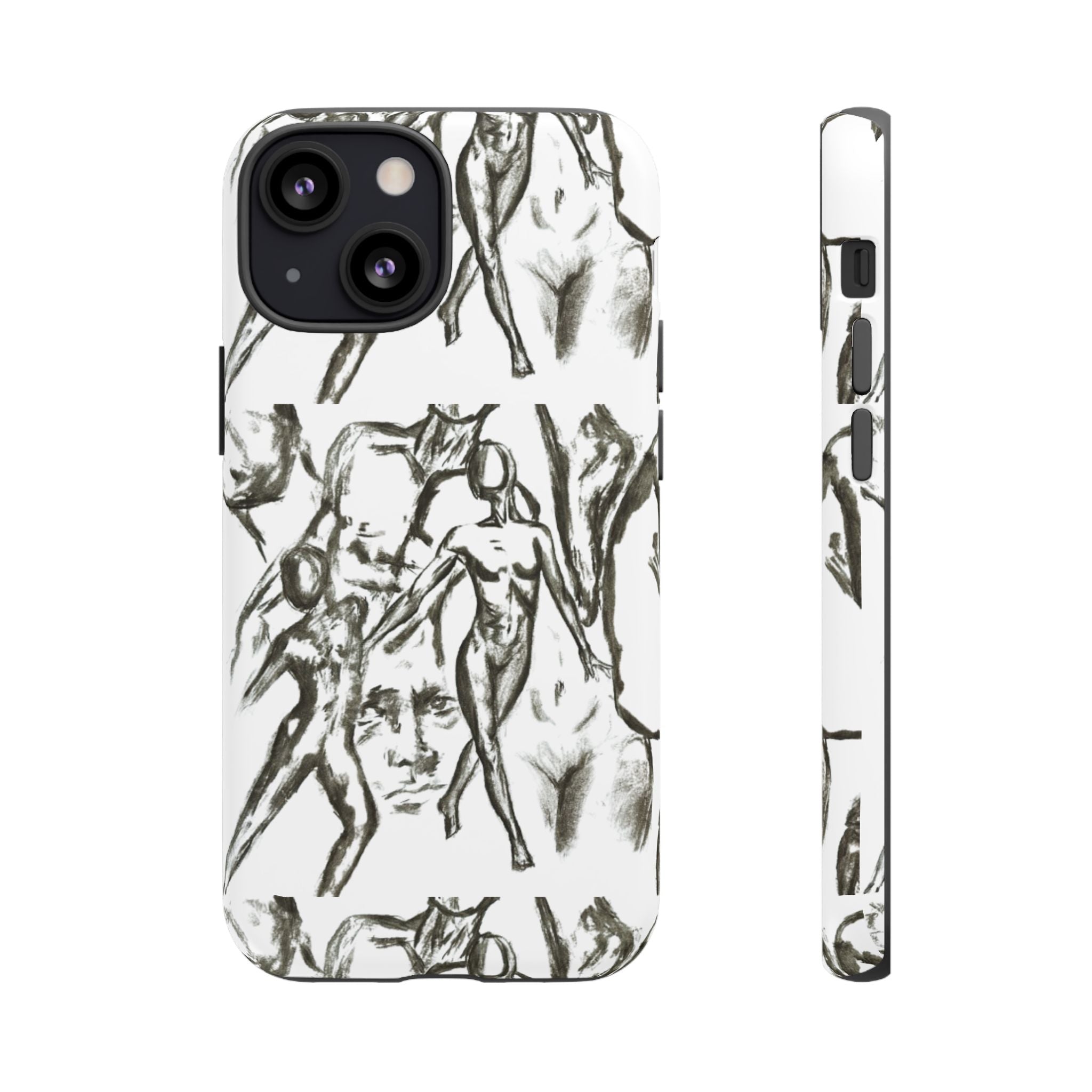 "The Figures" Artistic Figure Pattern Phone Case