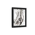 "The Ink Face" Framed Canvas Abstract Face Art Print
