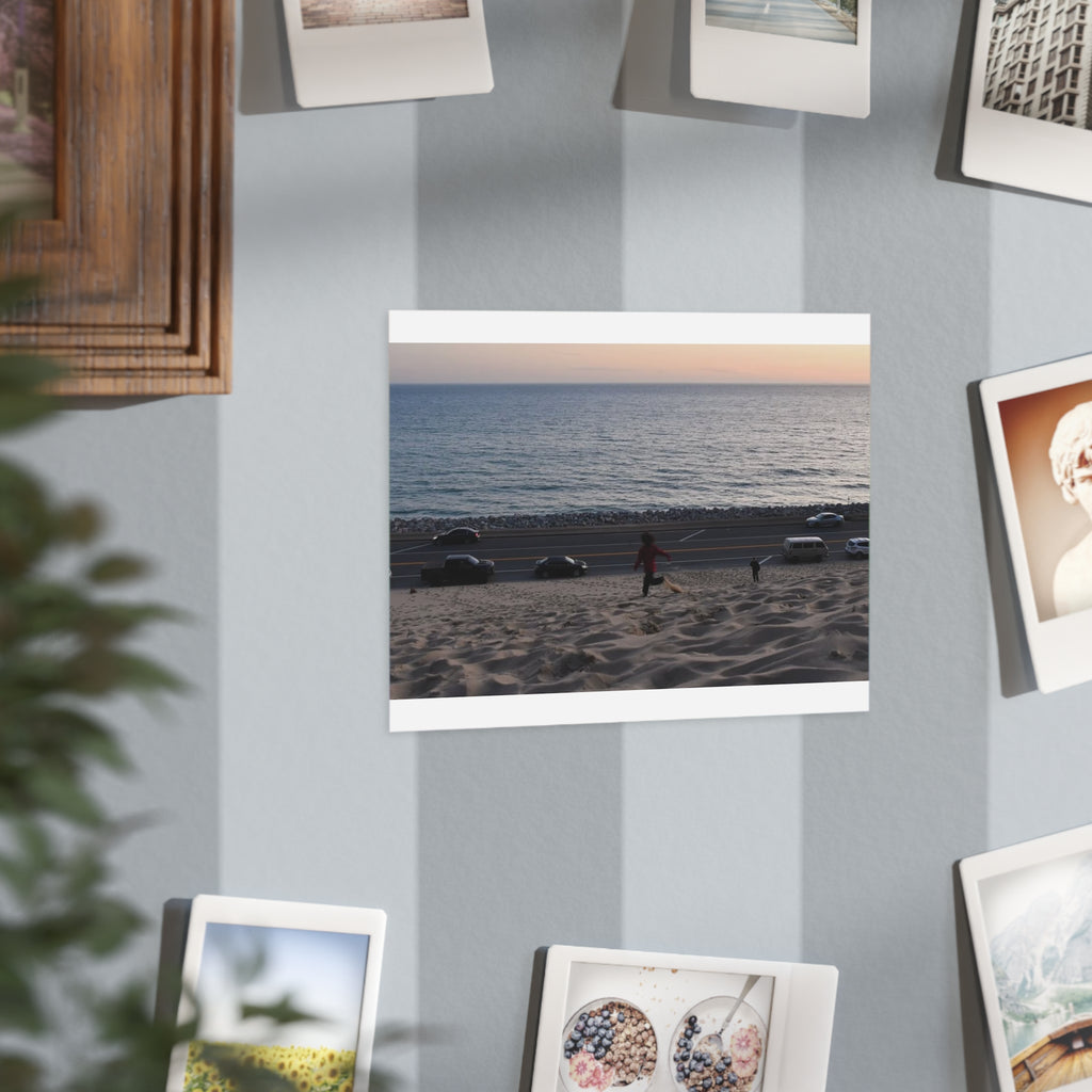 "Running Dunes" Malibu Sunset Beach Photo Print