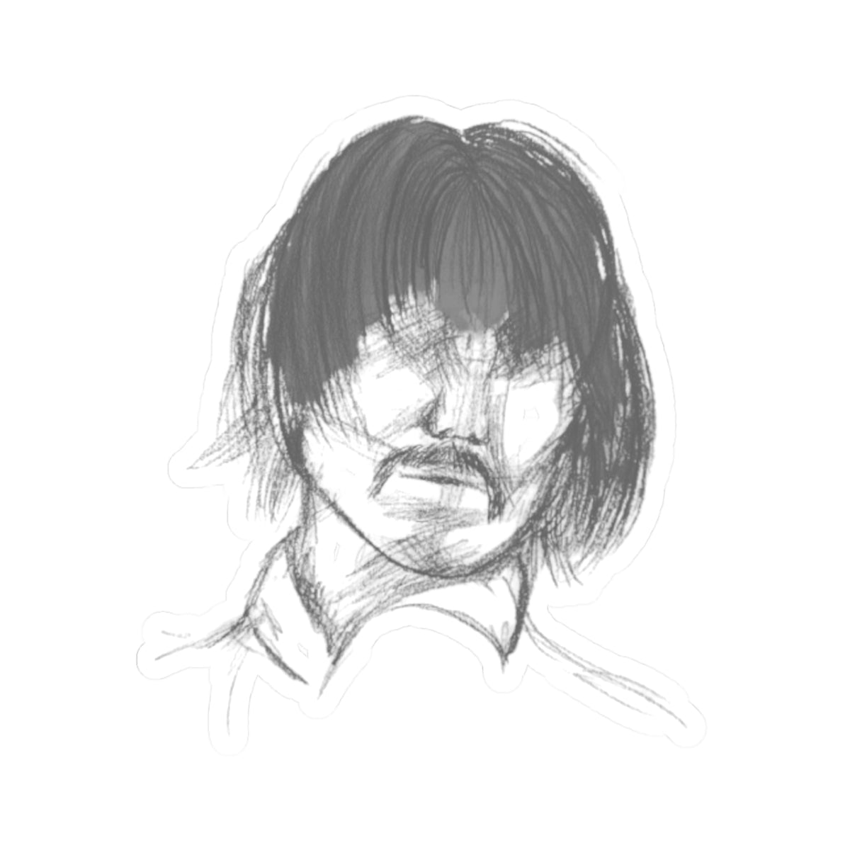 "The Man" Portrait Sticker