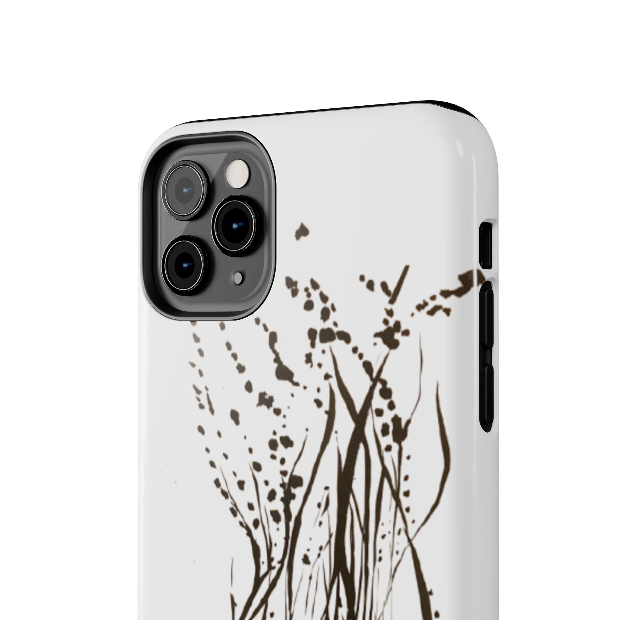 "Ink Face" Tough Phone Case — Abstract Ink Sketch Protective Cover