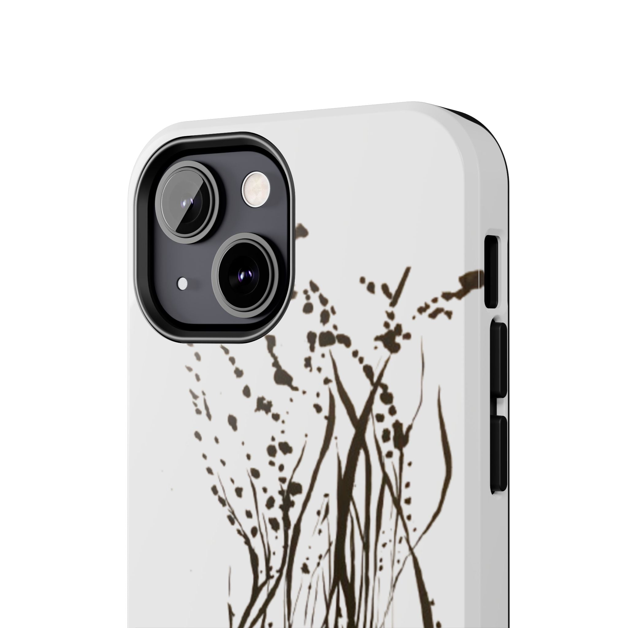 "Ink Face" Tough Phone Case — Abstract Ink Sketch Protective Cover