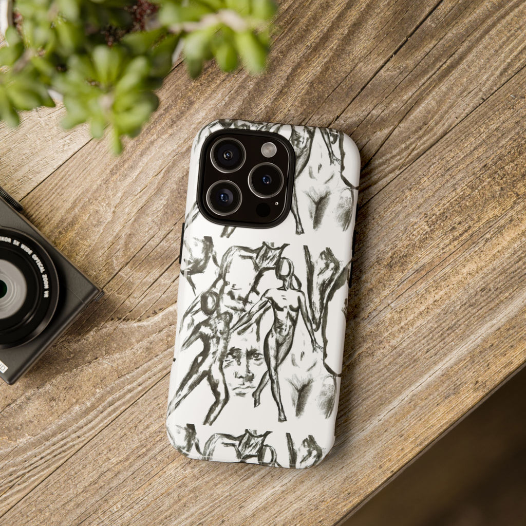 "The Figures" Artistic Figure Pattern Phone Case