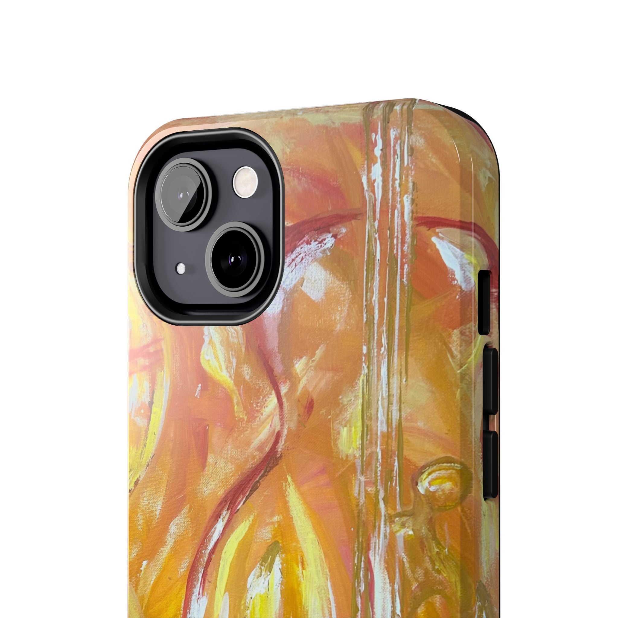 "Guitar People" Abstract Warm Guitar Art Phone Case