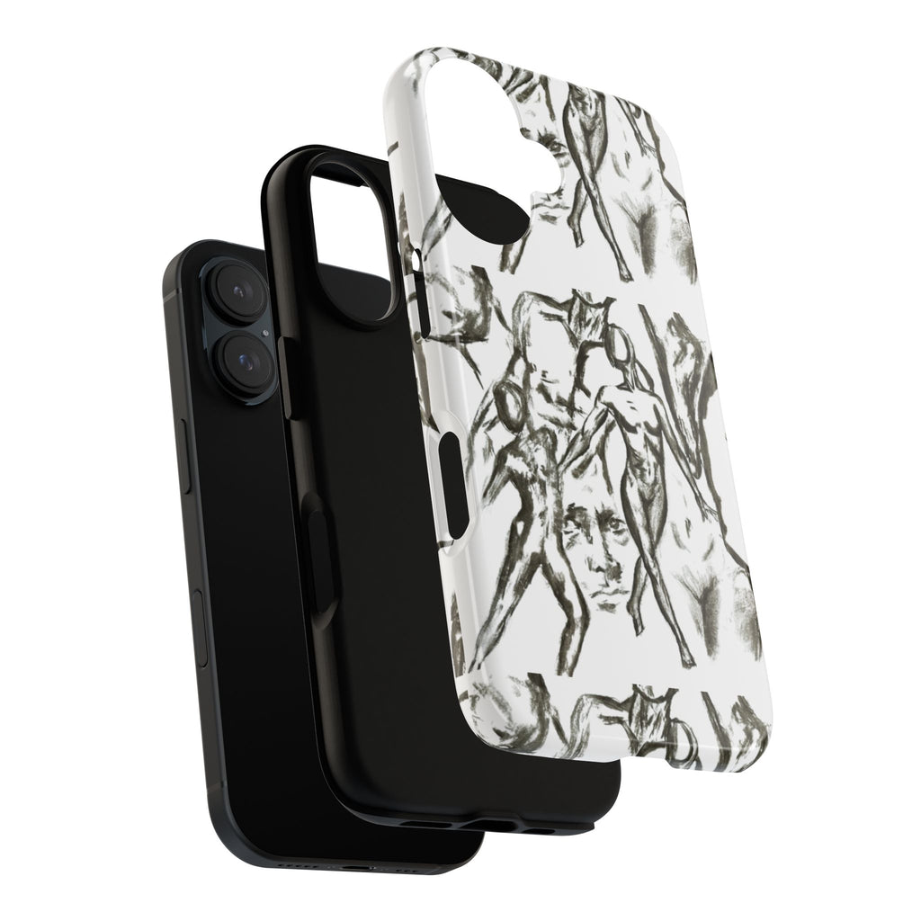 "The Figures" Artistic Figure Pattern Phone Case