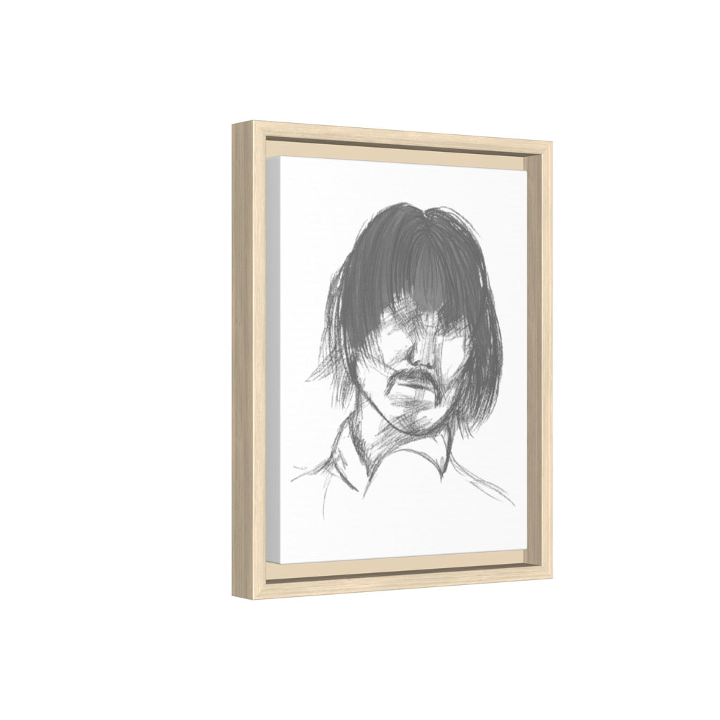 "The Man" Framed Matte Canvas Portrait