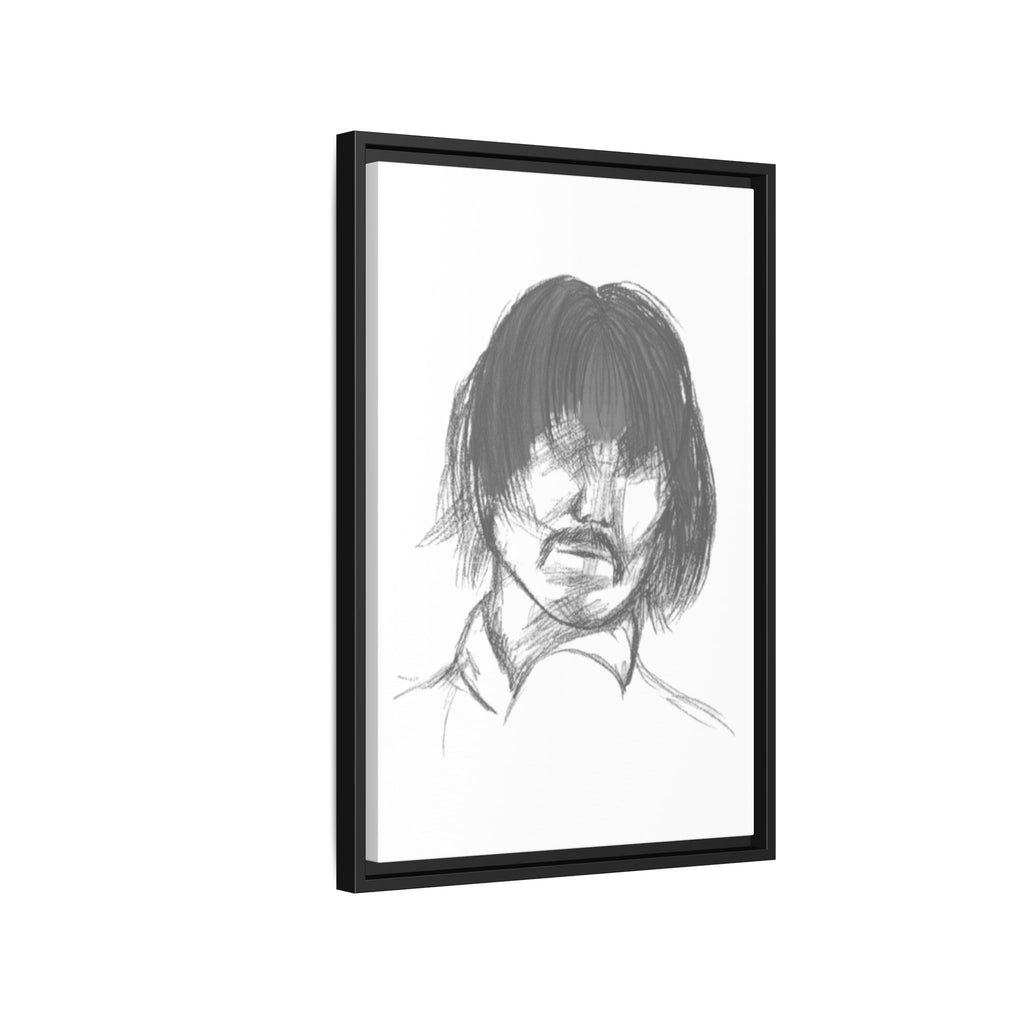 "The Man" Framed Matte Canvas Portrait
