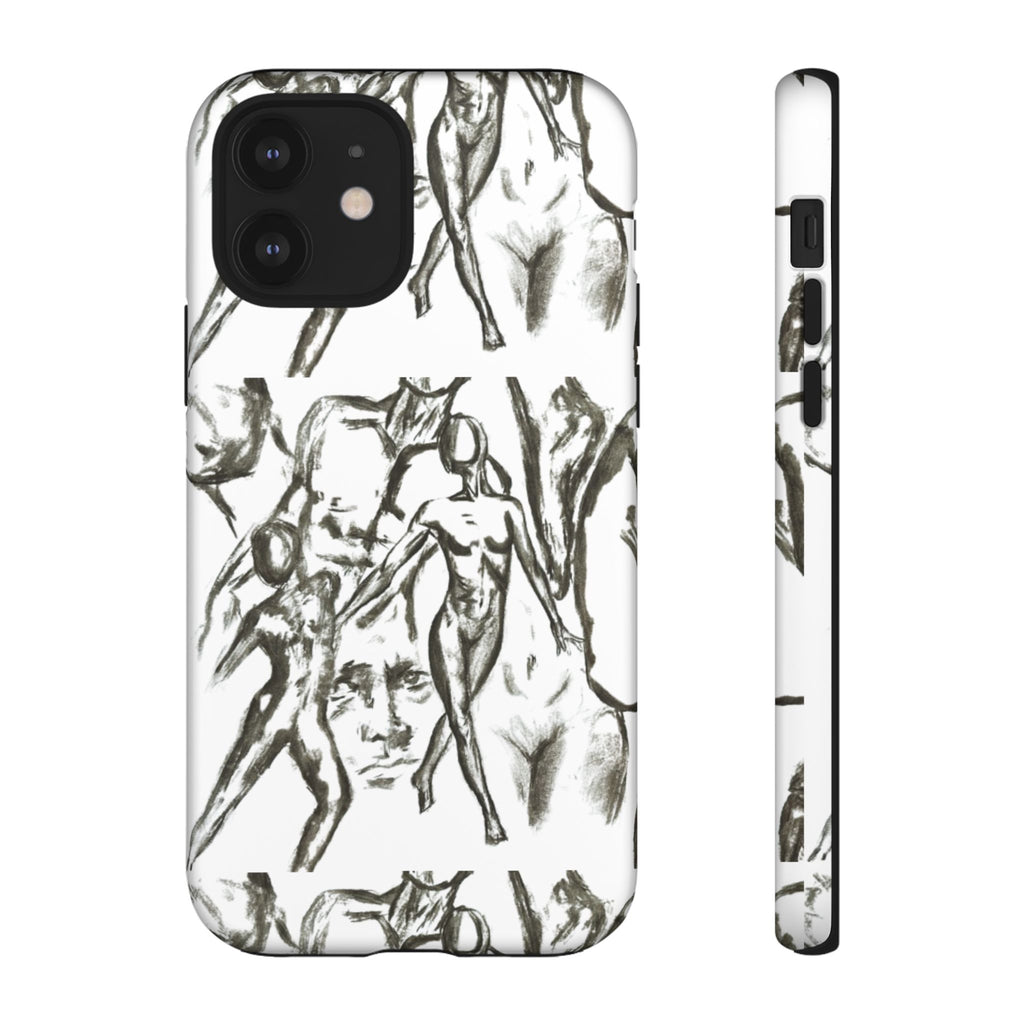 "The Figures" Artistic Figure Pattern Phone Case