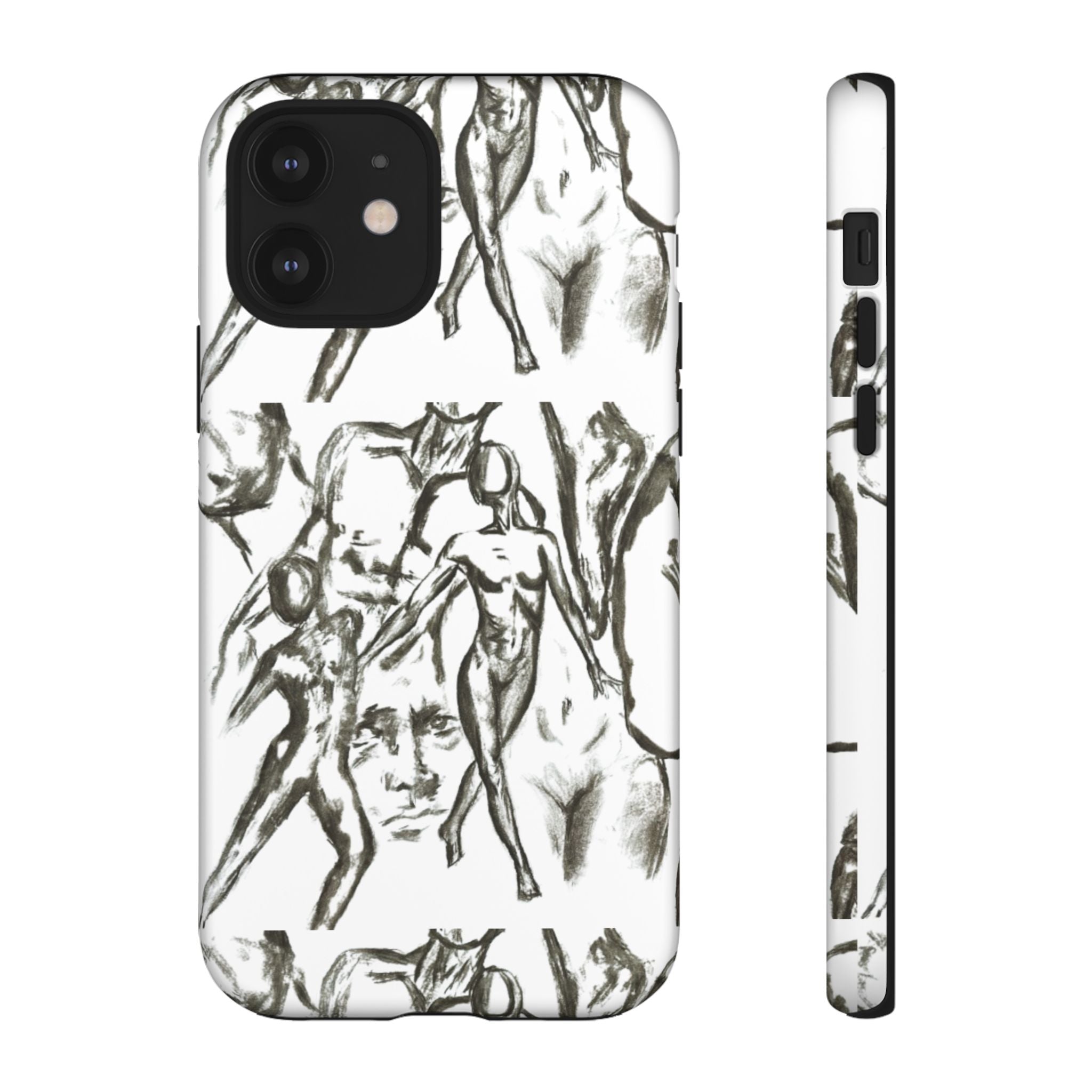 "The Figures" Artistic Figure Pattern Phone Case