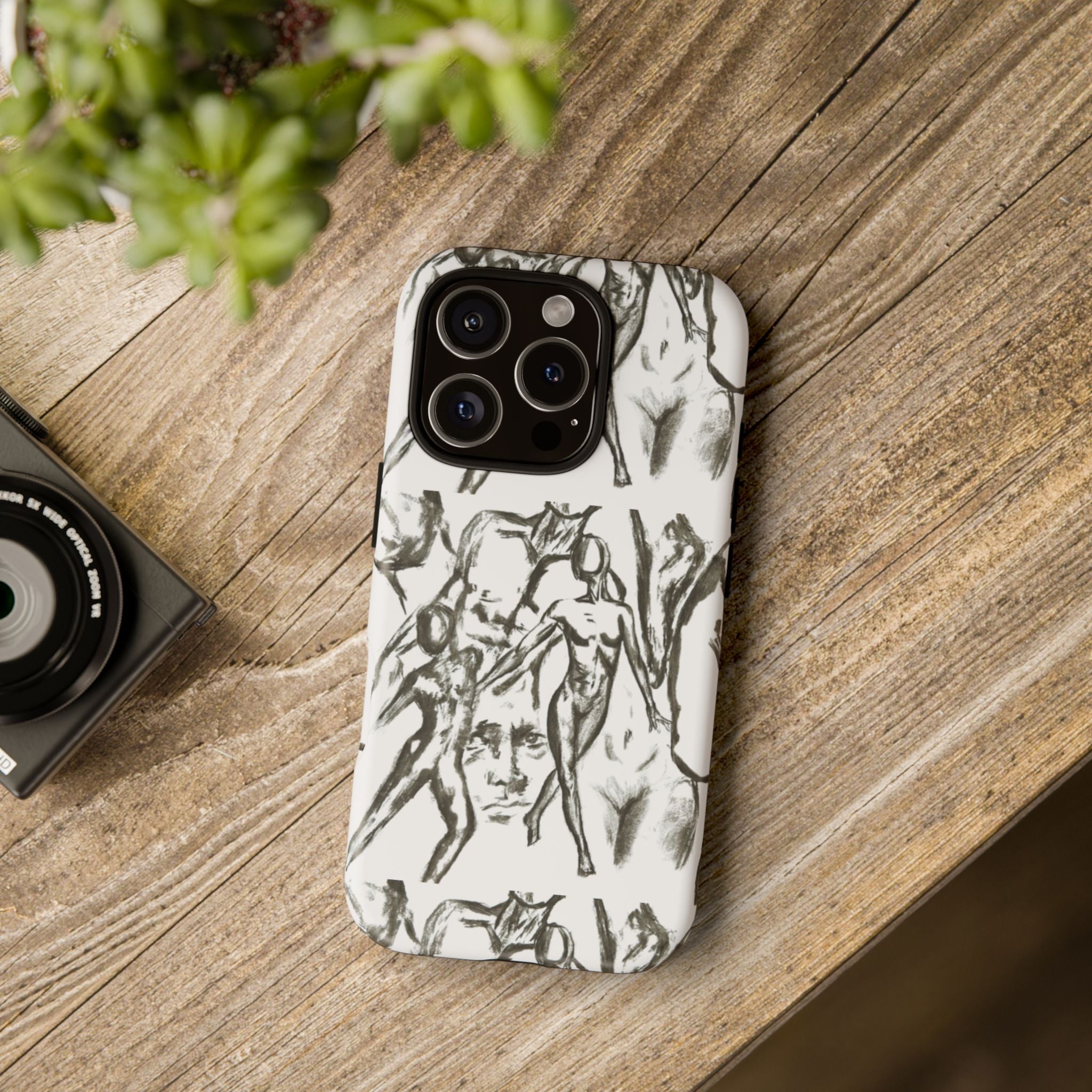 "The Figures" Artistic Figure Pattern Phone Case