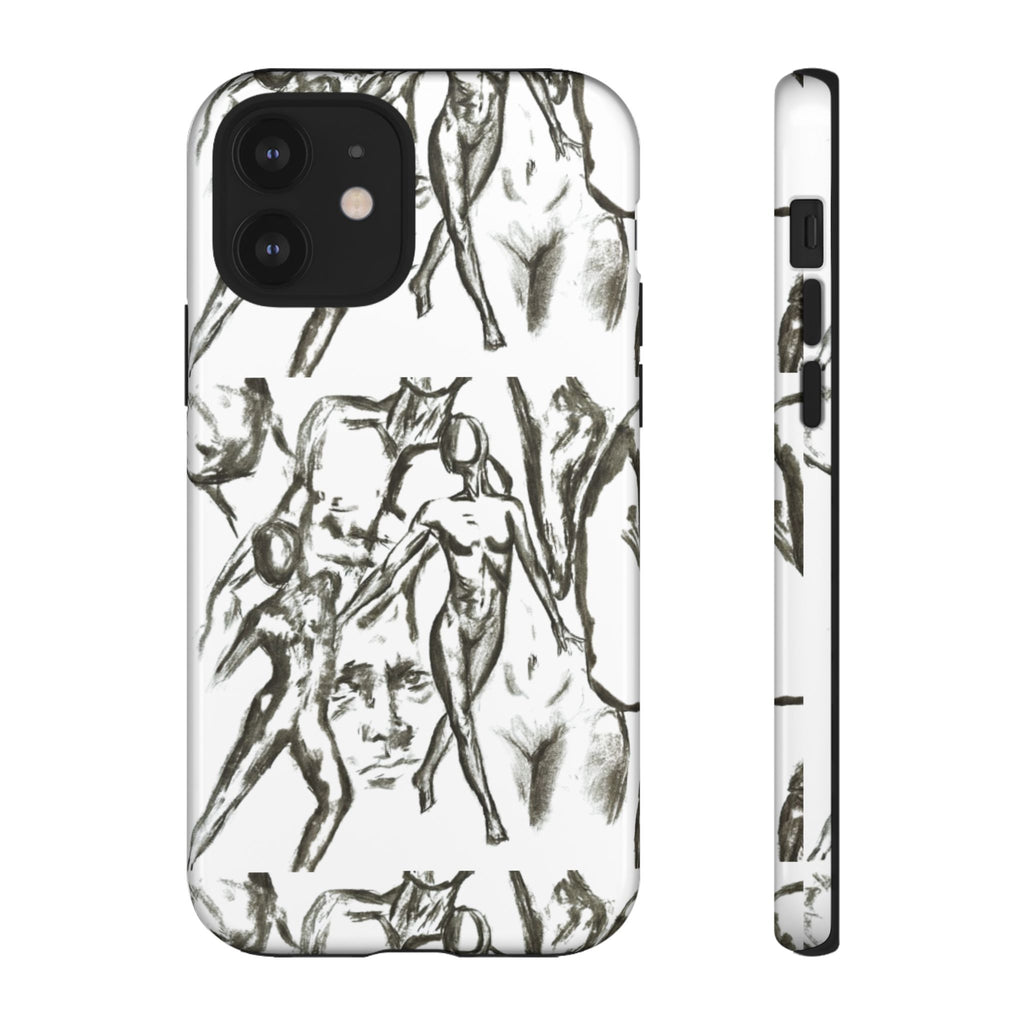 "The Figures" Artistic Figure Pattern Phone Case