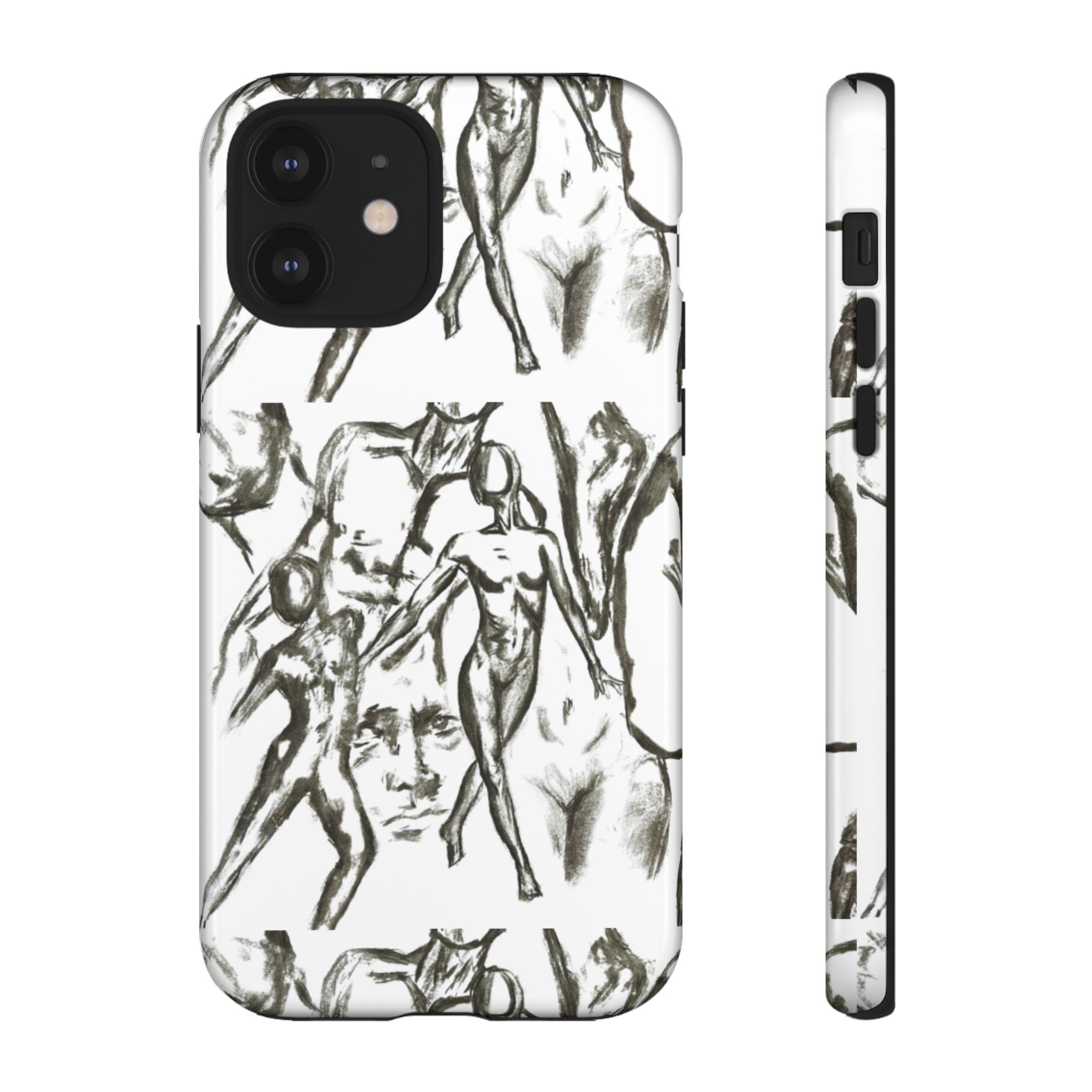 "The Figures" Artistic Figure Pattern Phone Case